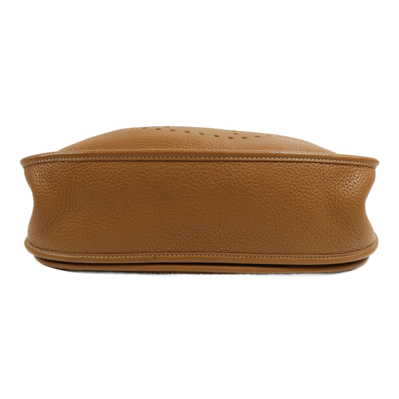HERMES Clemence皮革Evelyne PM肩背袋Gold