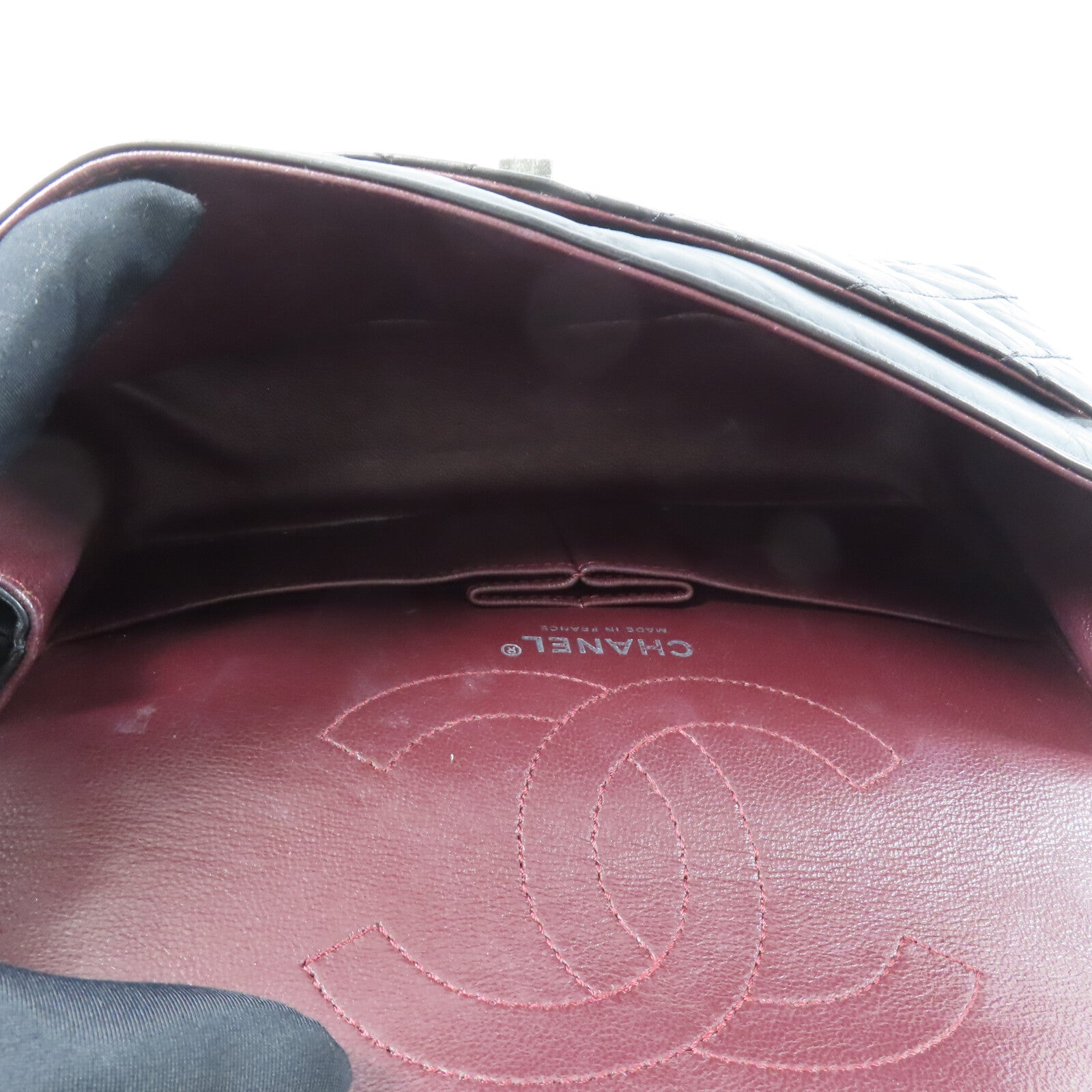 CHANEL 牛皮皮革2.55 Small鏈帶肩背袋