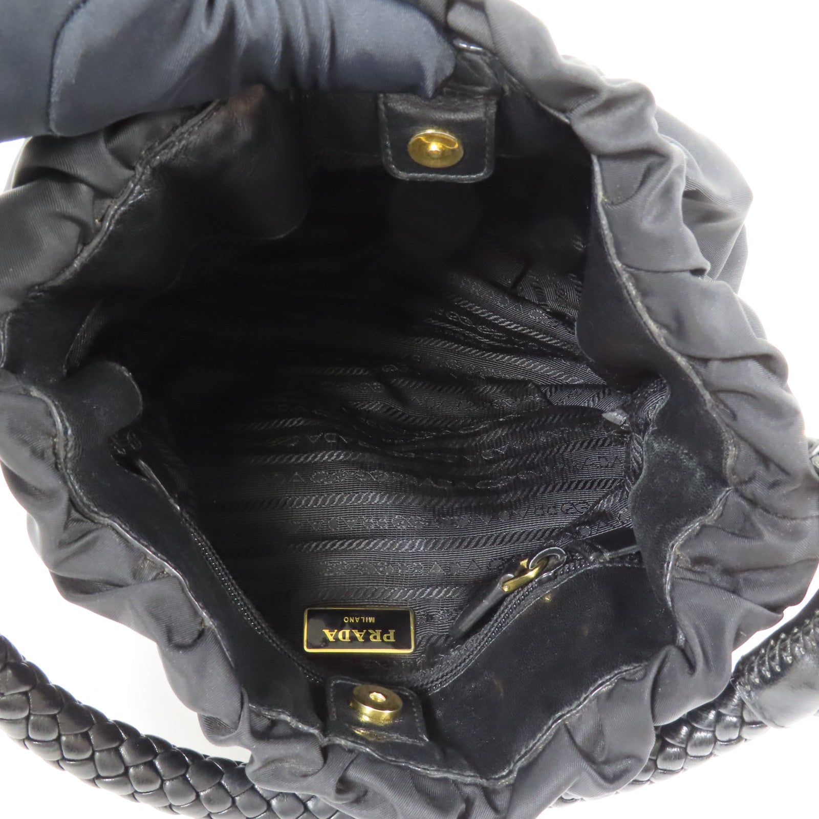 PRADA 尼龍Hand Bag金扣手挽袋