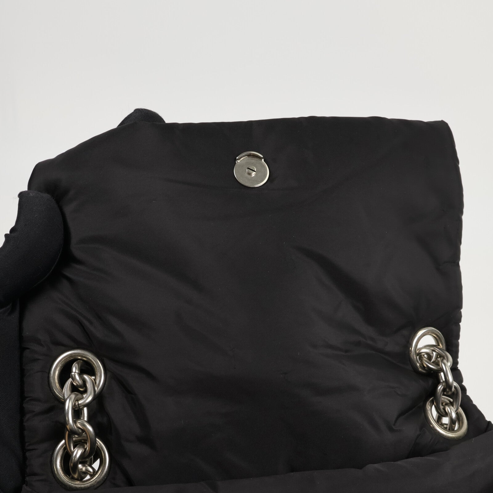 BALENCIAGA 尼龍Monaco Mini Chain Shoulder鏈帶肩背袋