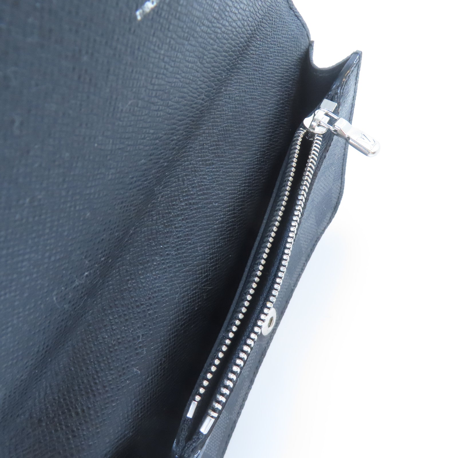LOUIS VUITTON Damier Graphite Waist Bag銀扣腰包黑色/灰色