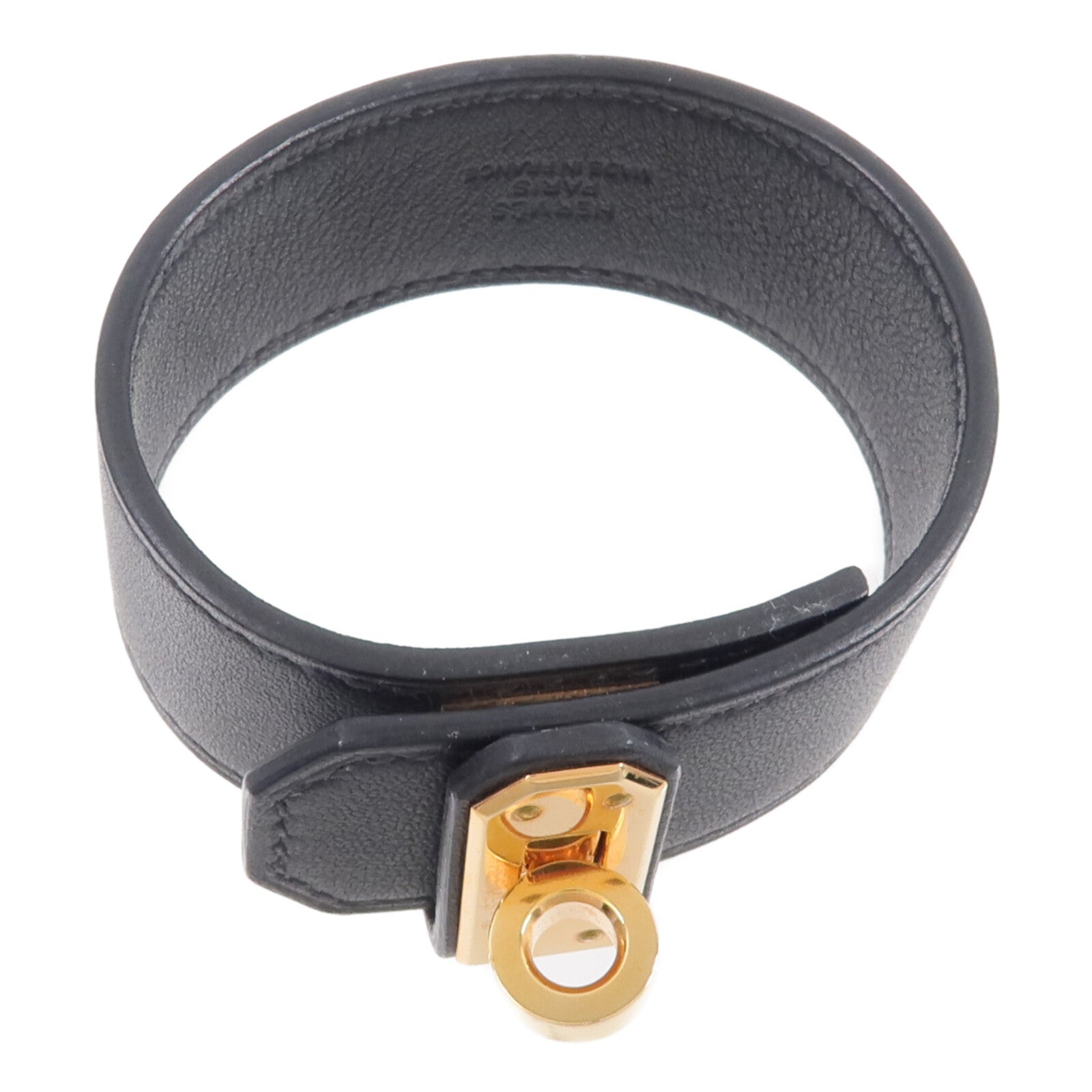 HERMES 【激減優惠】Swift皮革Kelly Twist Bracelet手帶Noir
