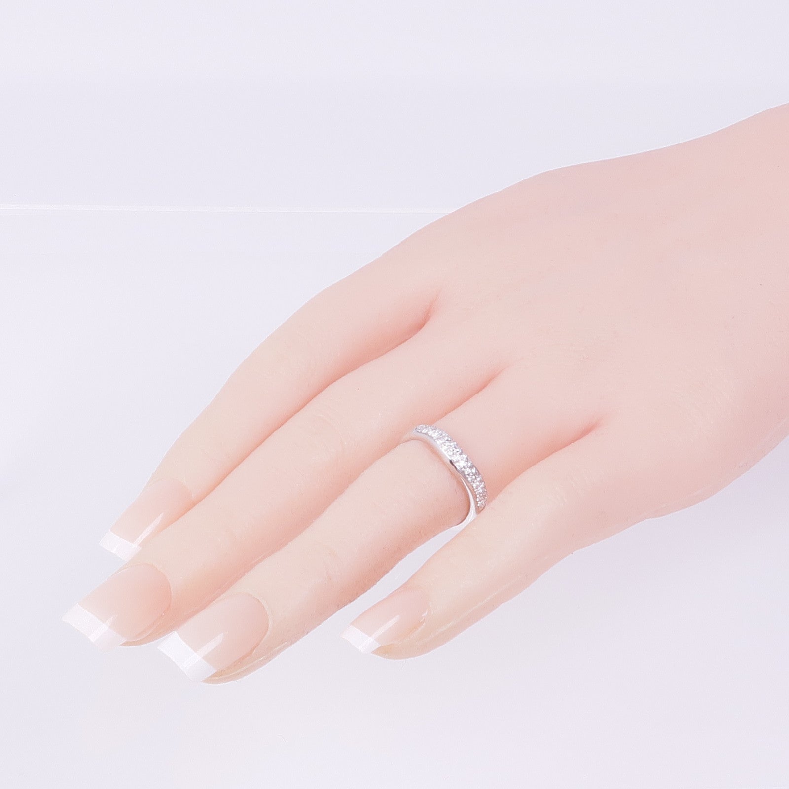 BVLGARI PT950鉑金Corona Diamond Ring鑽石戒指US#5.75