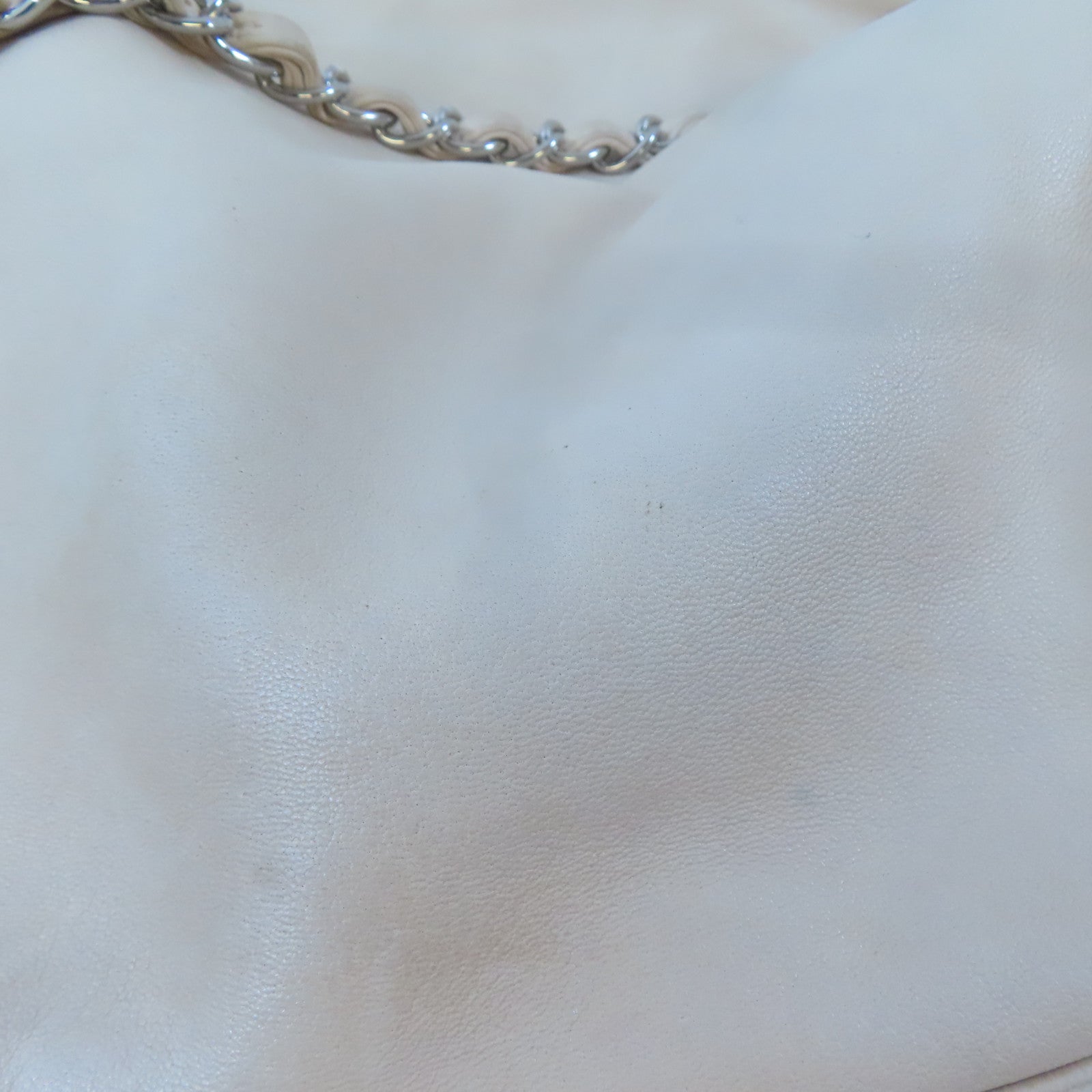 CHANEL (PRICE DOWN) CC SHW Shoulder Bag Lambskin Leather Beige