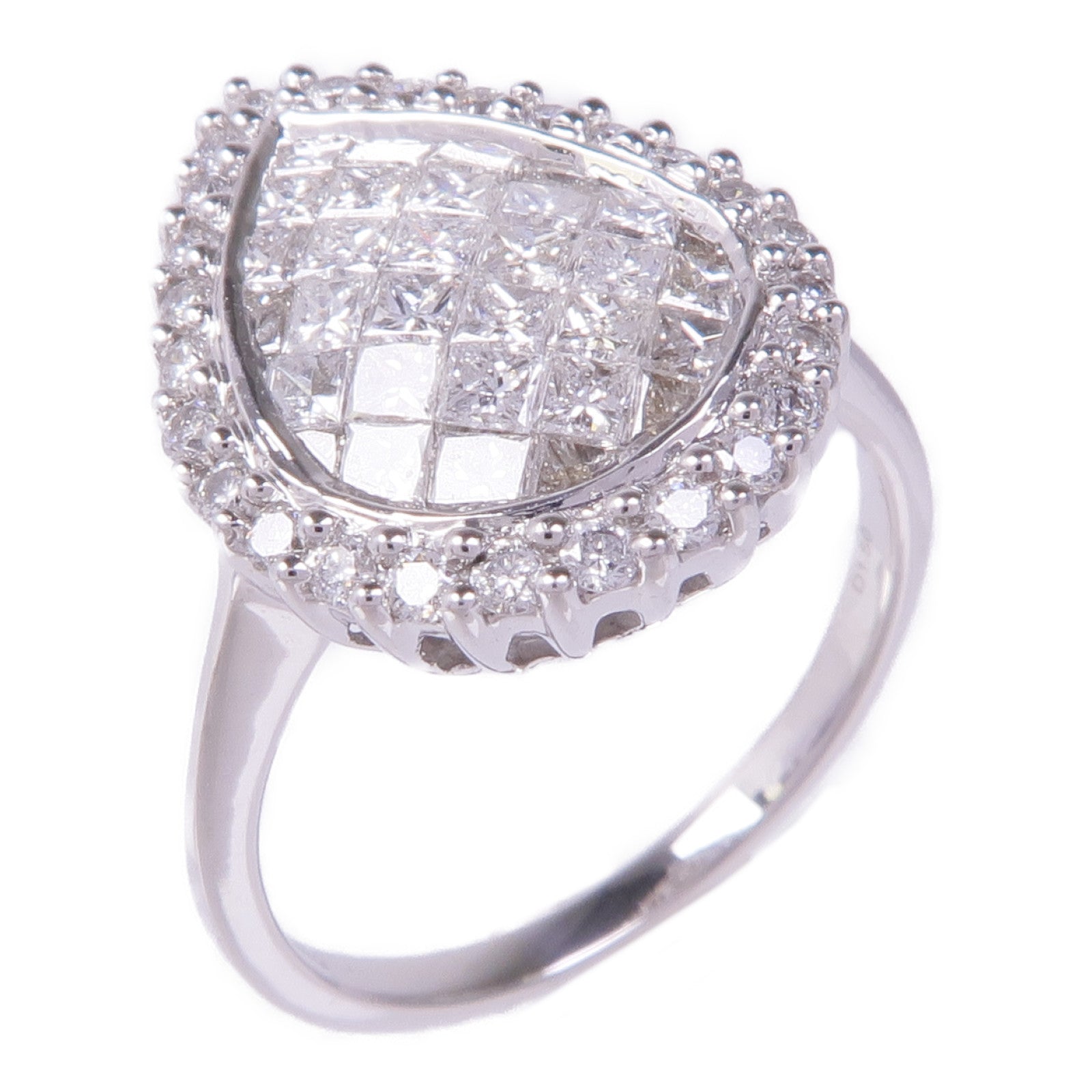 JEWELRY 【激減優惠】18K白金Diamond Ring鑽石戒指US#6.5