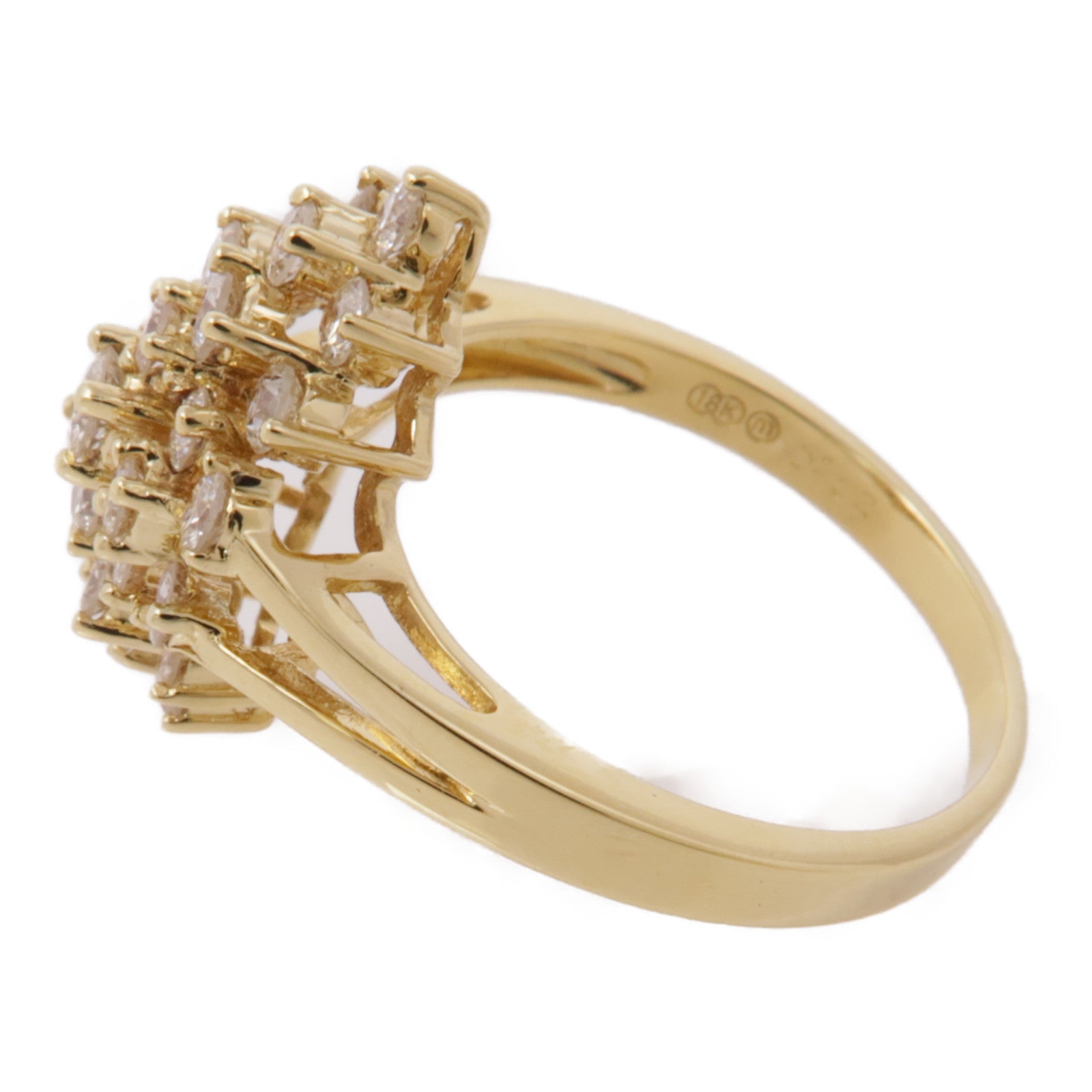 JEWELRY 18K黃金Diamond Ring鑽石戒指US#6.5