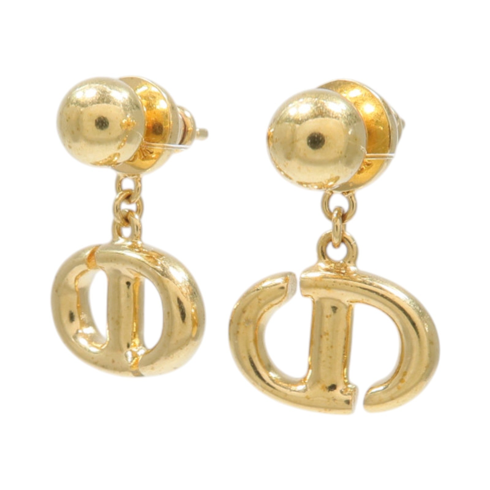 Dior 金屬CD Navy Earrings耳環