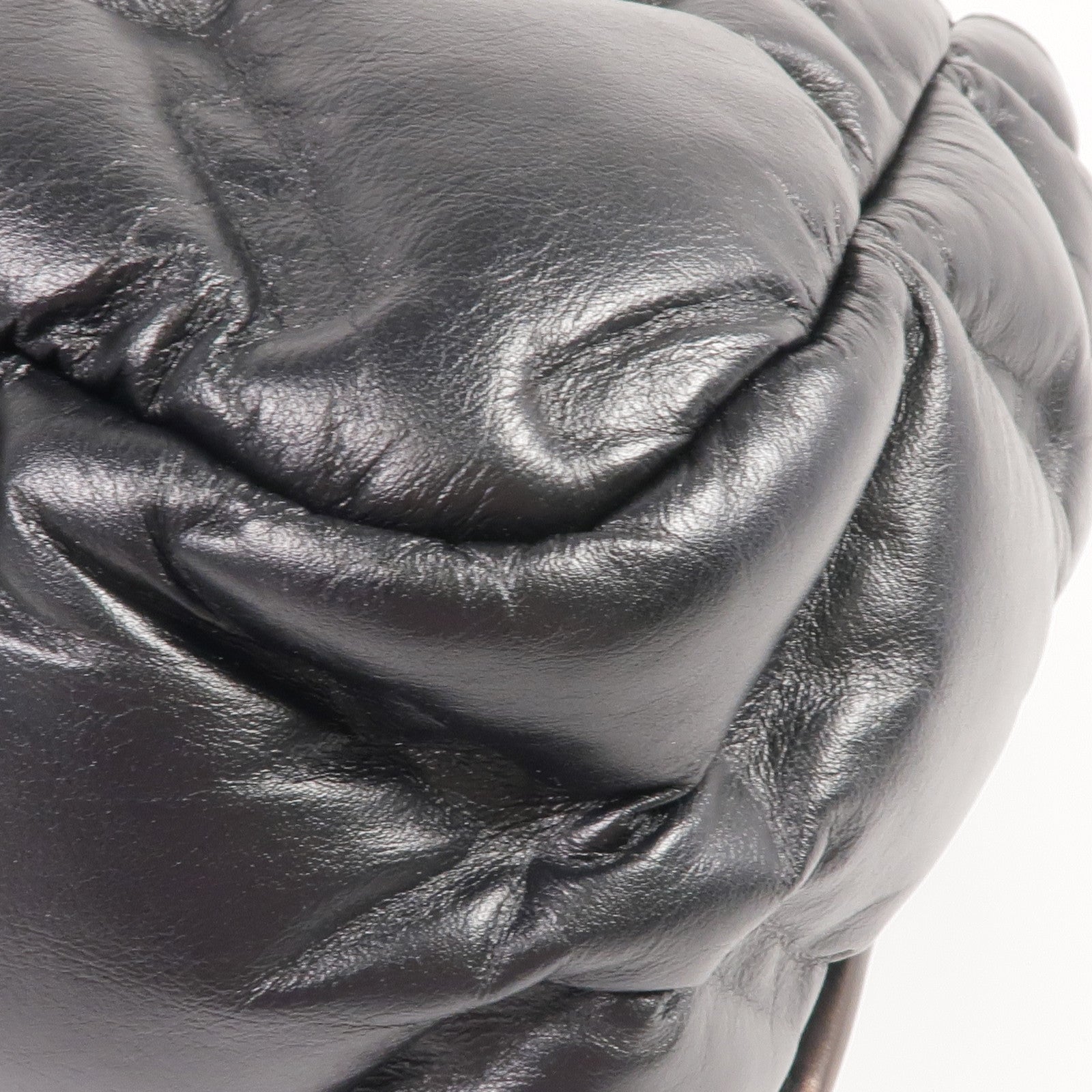 CHANEL 牛皮皮革Chain Shoulder銀扣鏈帶肩背袋