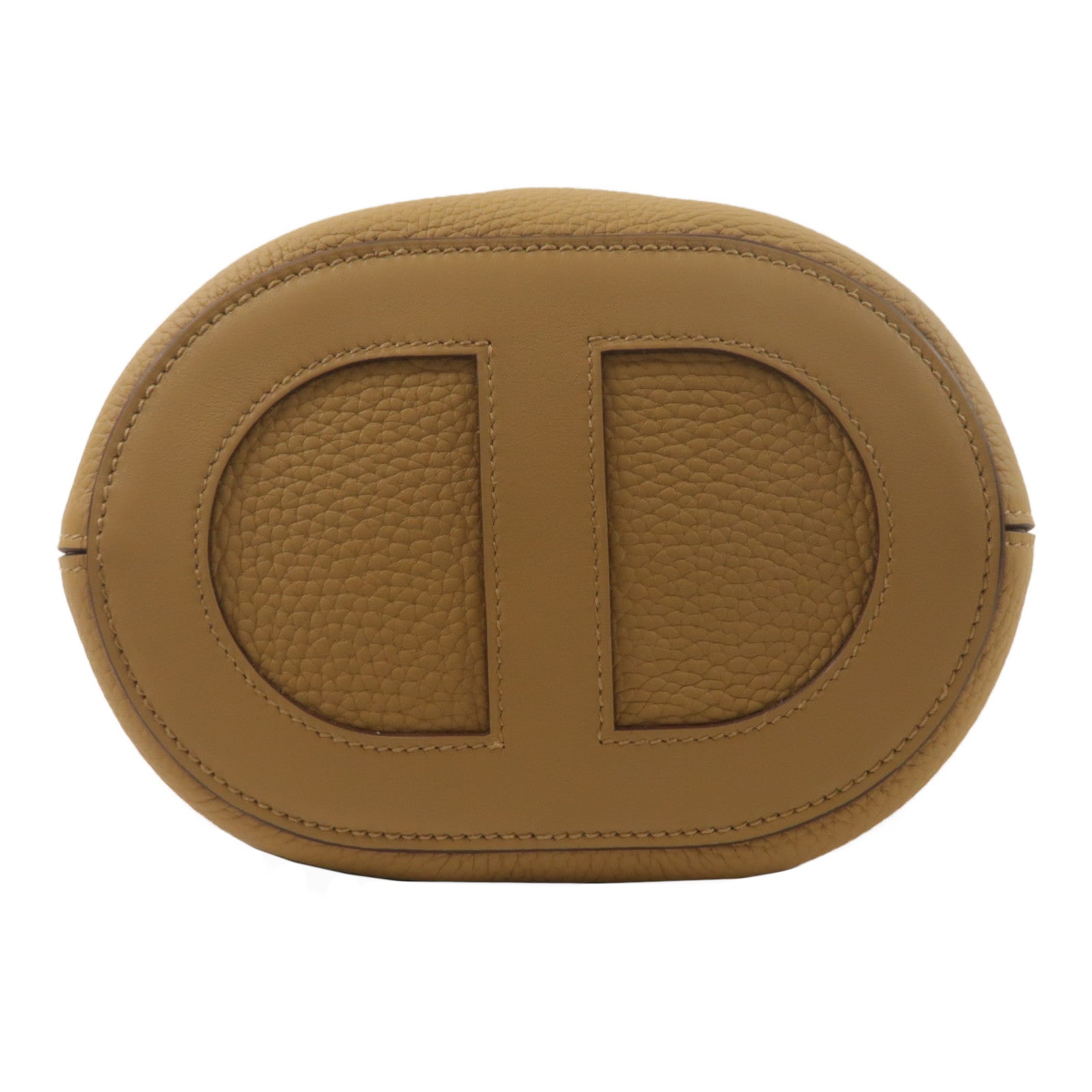 HERMES Clemence皮革In The Loop 18手挽袋Biscuit