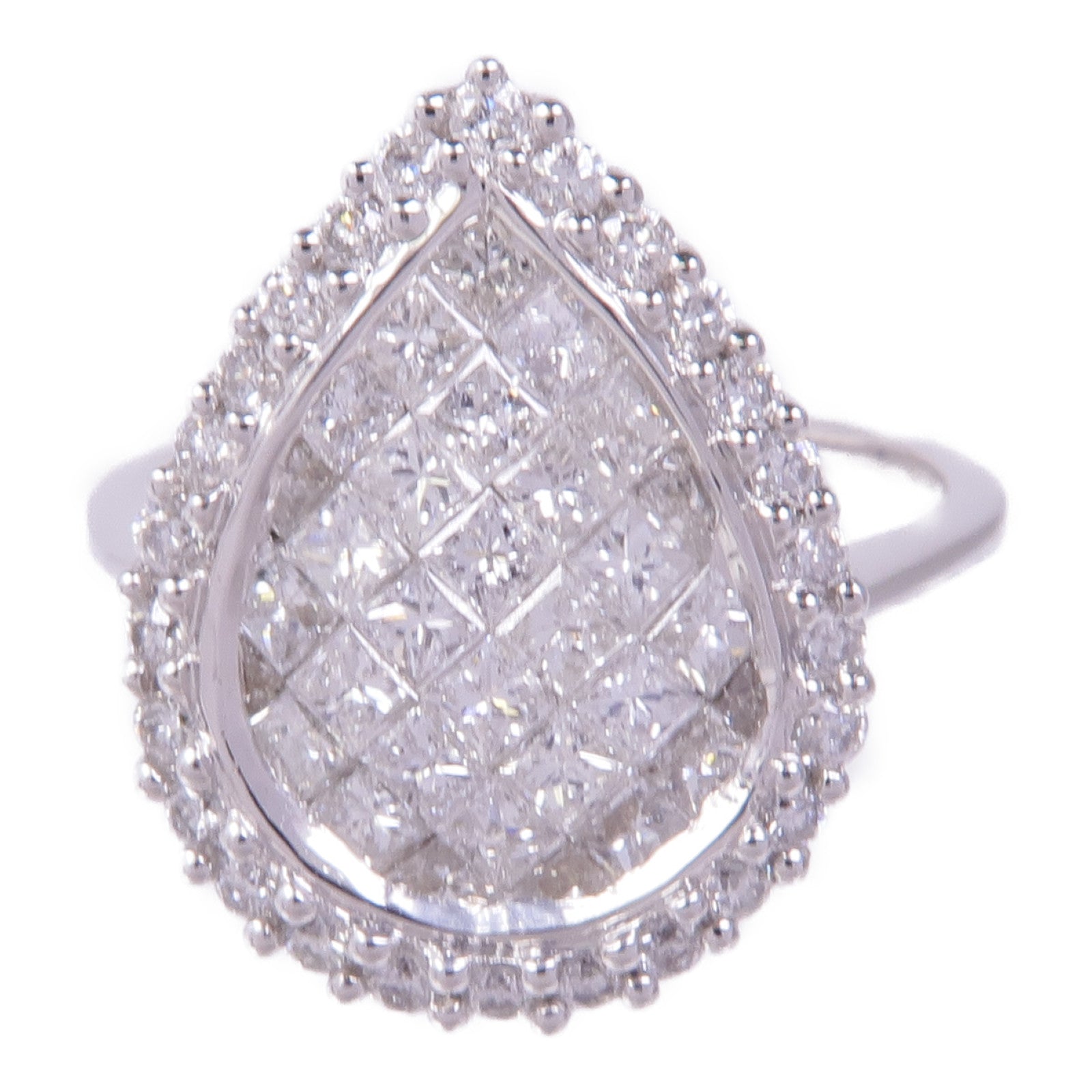 JEWELRY 【激減優惠】18K白金Diamond Ring鑽石戒指US#6.5