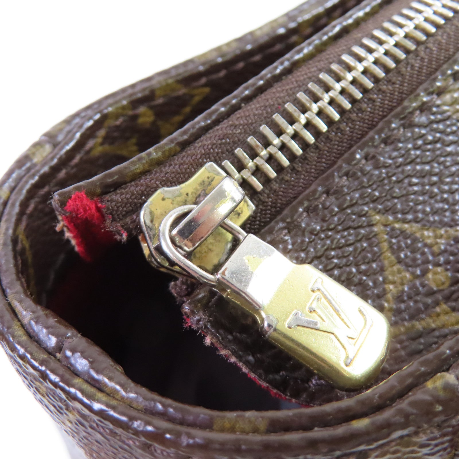 LOUIS VUITTON Monogram Viva Cite GM Shoulder Bag金扣肩背袋啡色