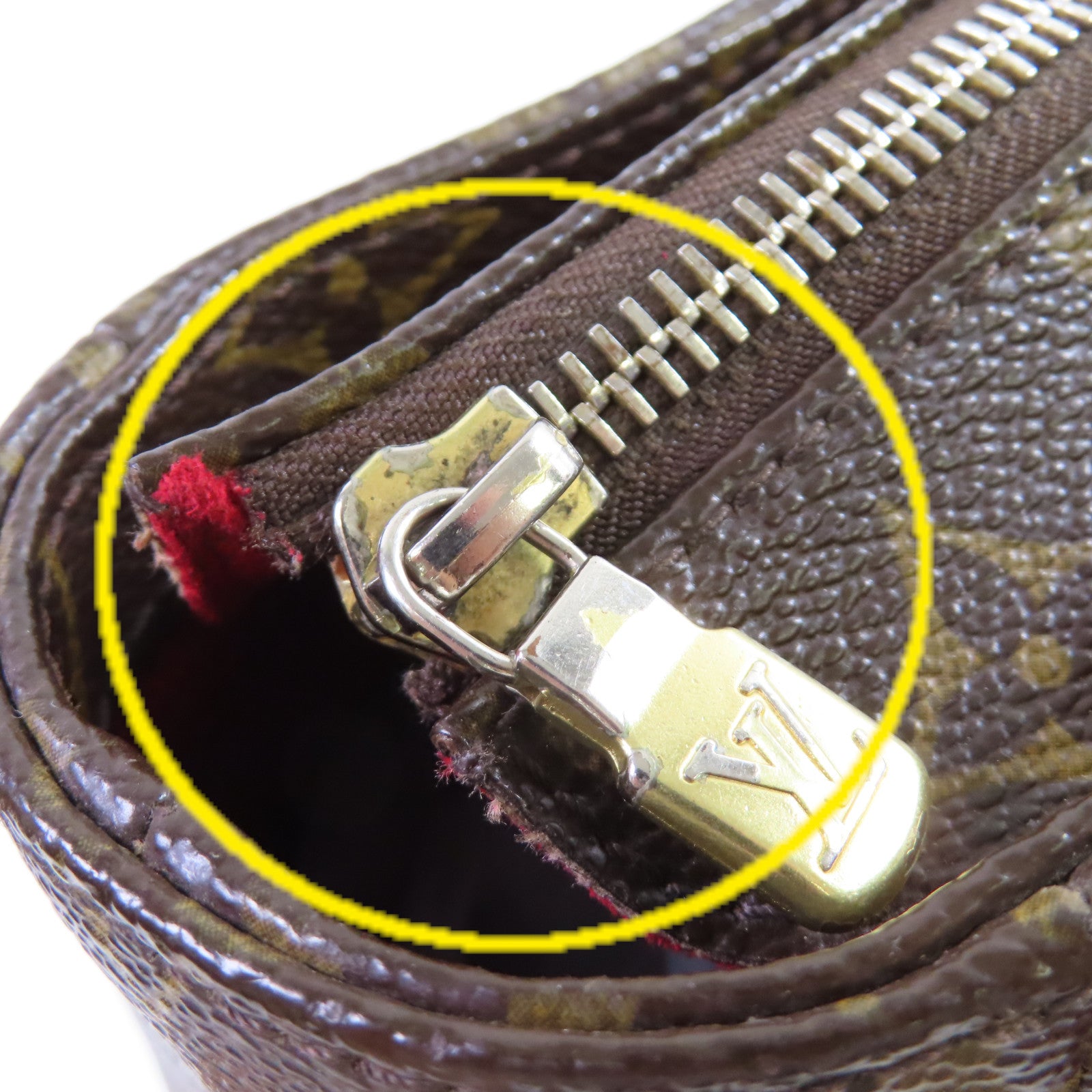 LOUIS VUITTON Monogram Viva Cite GM Shoulder Bag金扣肩背袋啡色