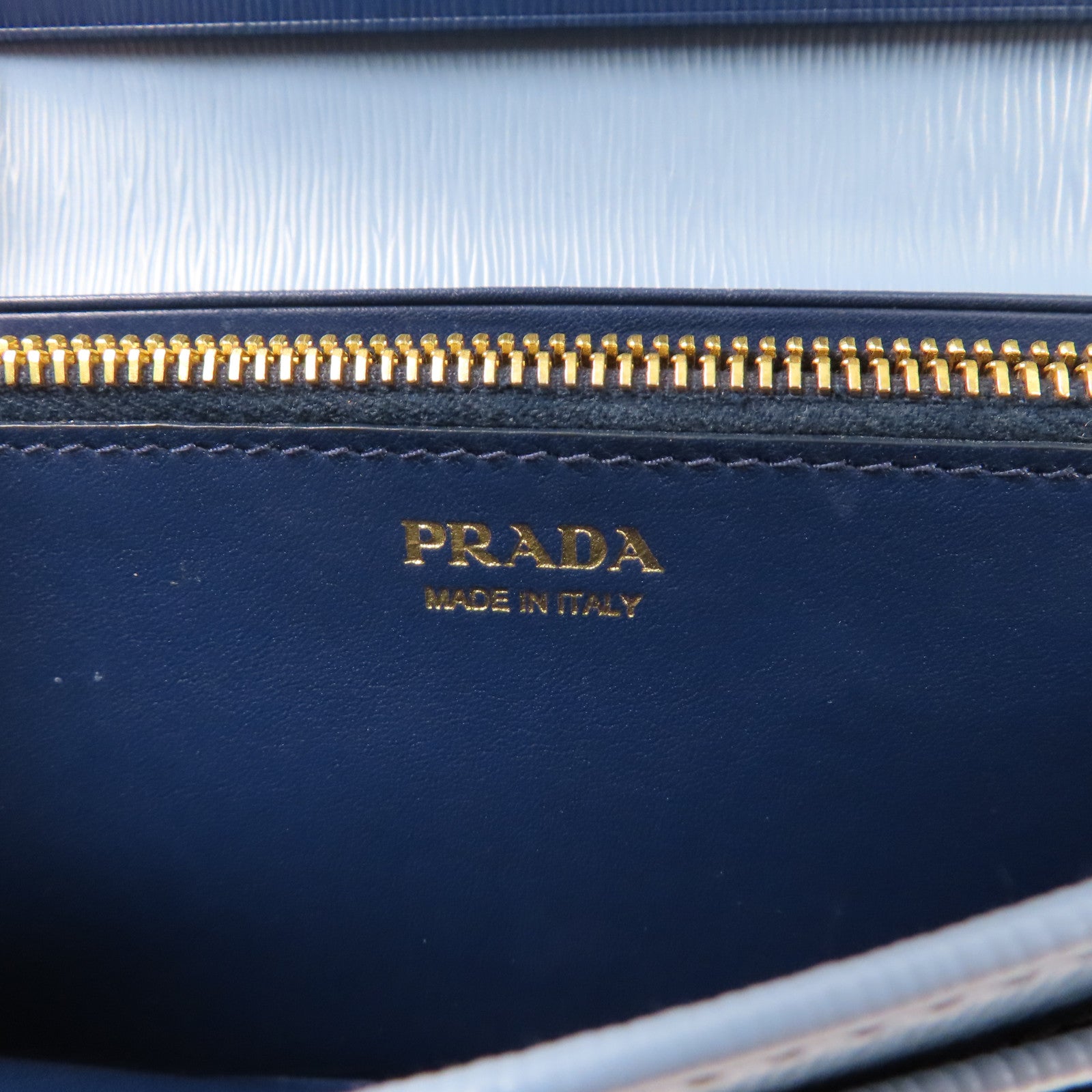 PRADA 牛皮皮革Long Wallet金扣長錢包