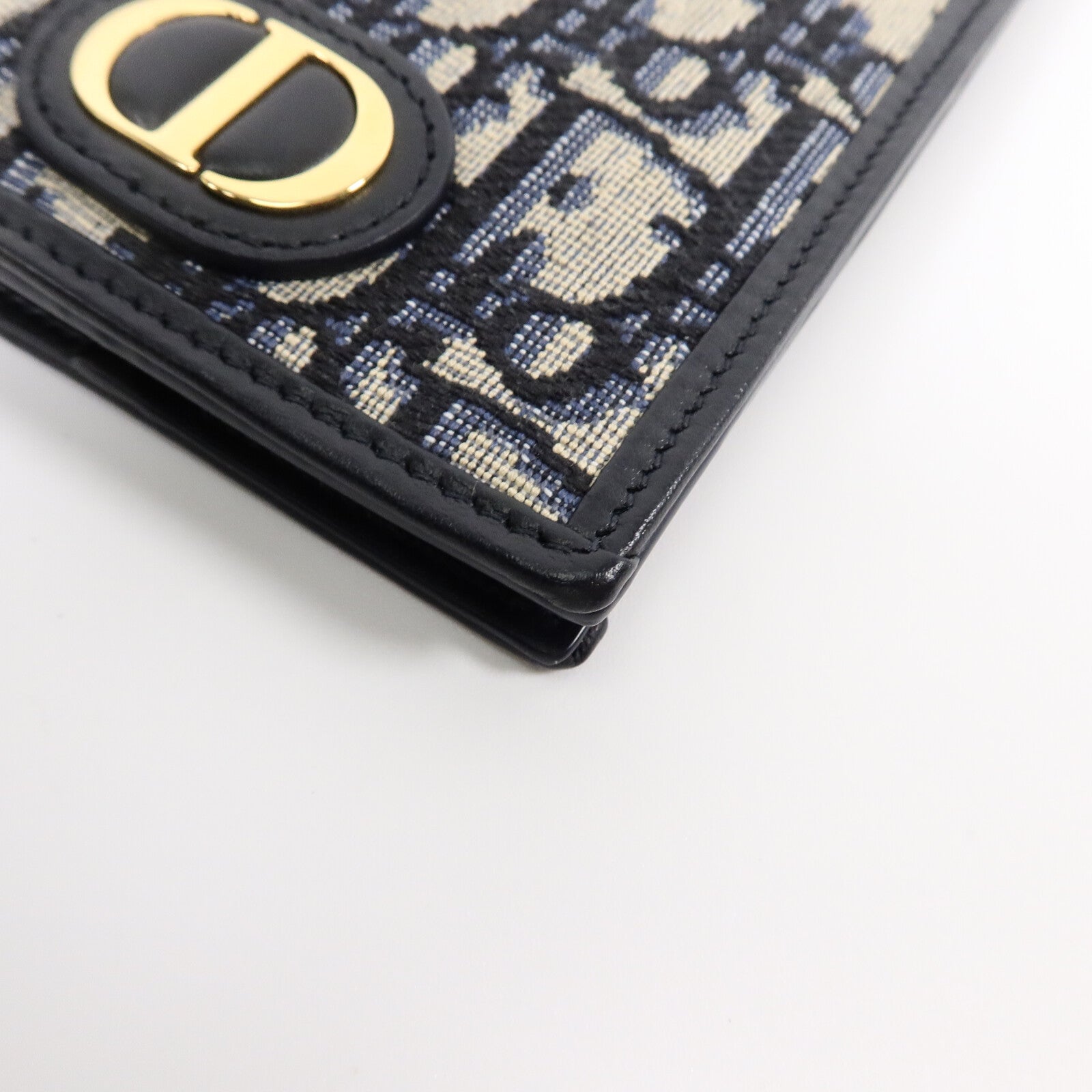 Dior 帆布30 Montaigne Passport Holder錢包