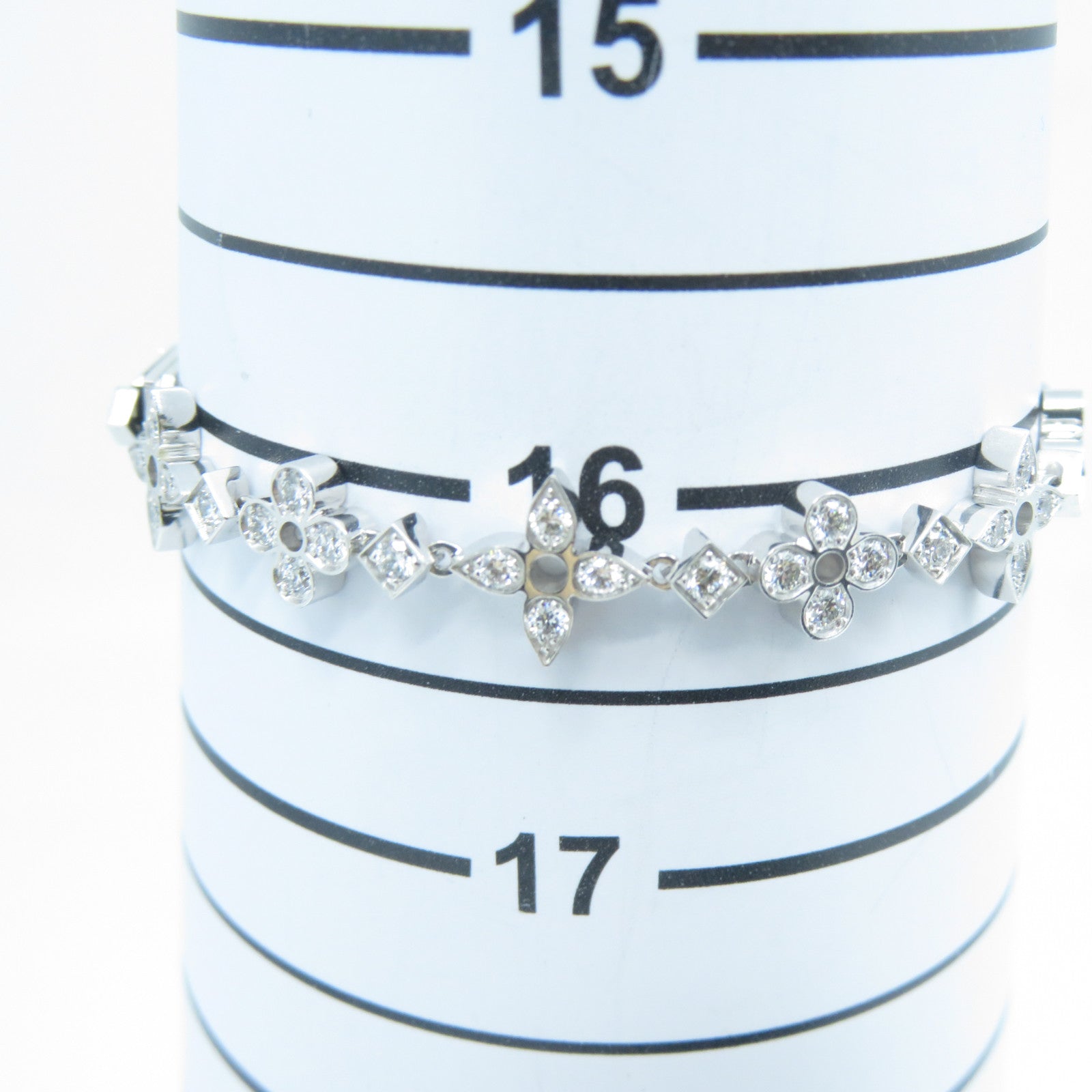 LOUIS VUITTON 【激減優惠】18K白金Ideal Diamond Bracelet鑽石手鏈銀色