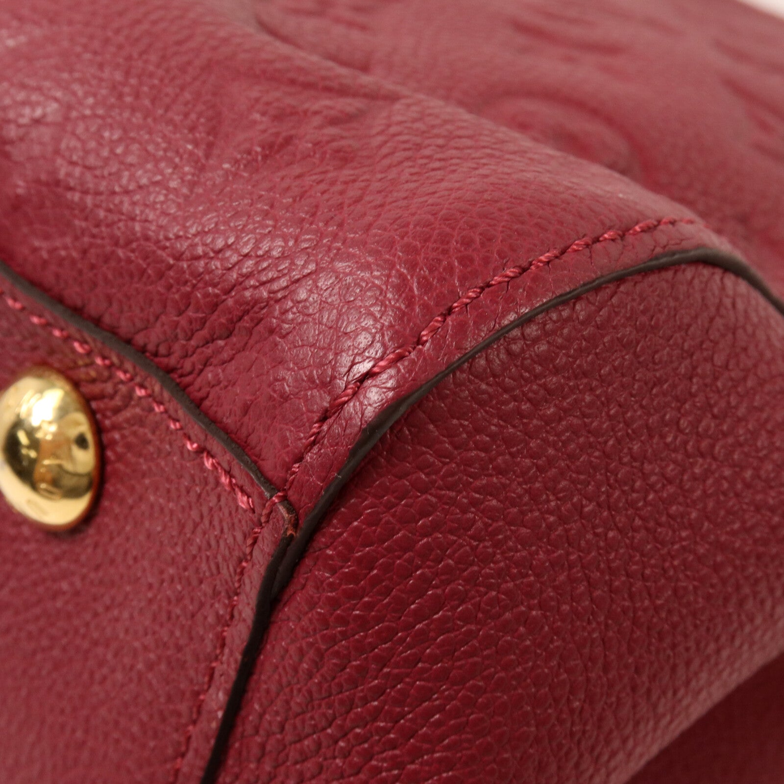 LOUIS VUITTON Monogram Empreinte Montaigne MM手挽肩背兩用袋