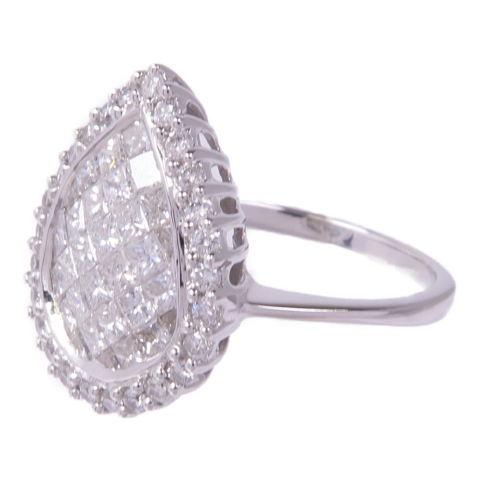 JEWELRY 【激減優惠】18K白金Diamond Ring鑽石戒指US#6.5
