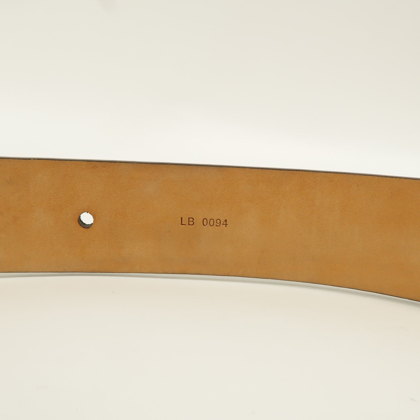LOUIS VUITTON Monogram Ceinture Carre Belt皮帶