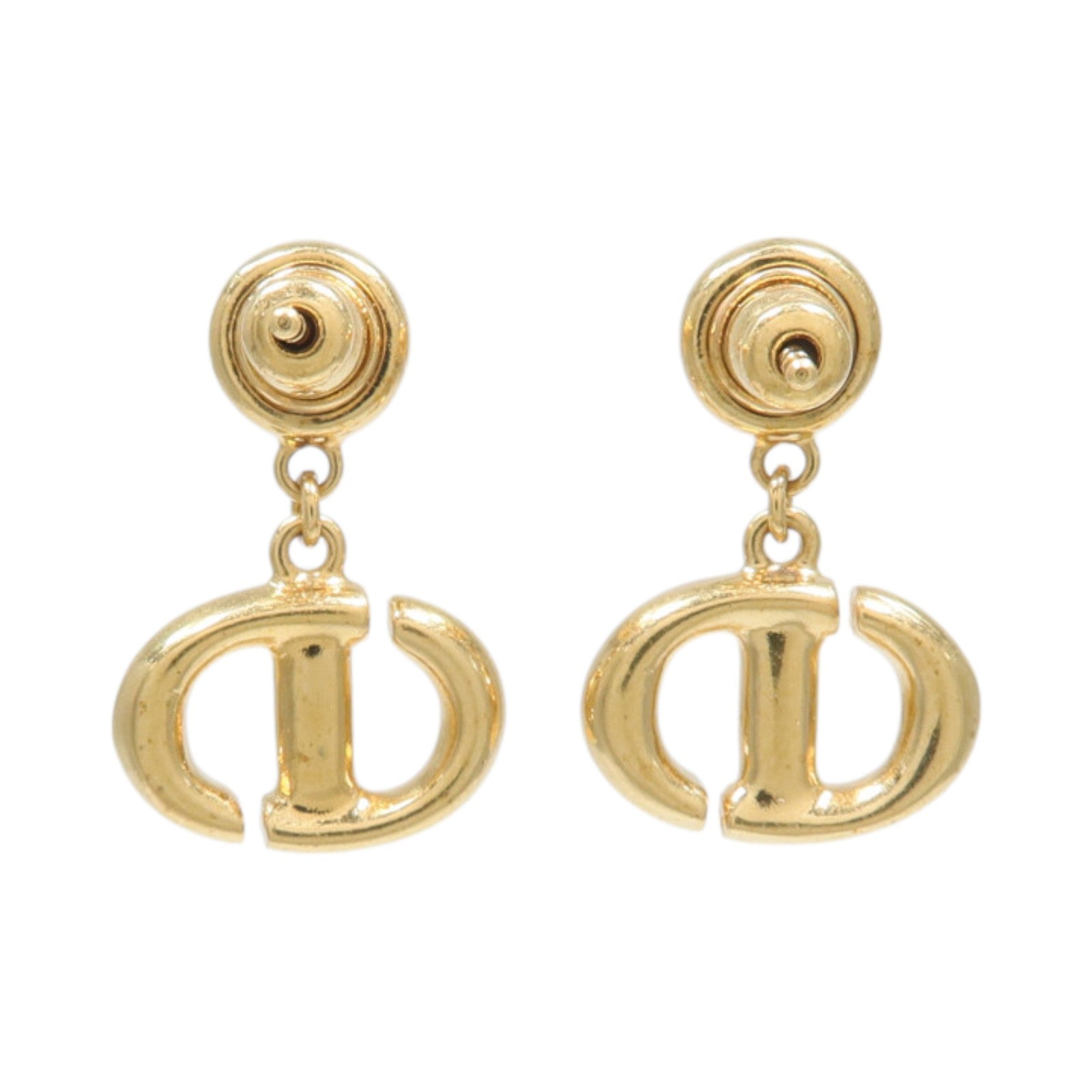Dior 金屬CD Navy Earrings耳環