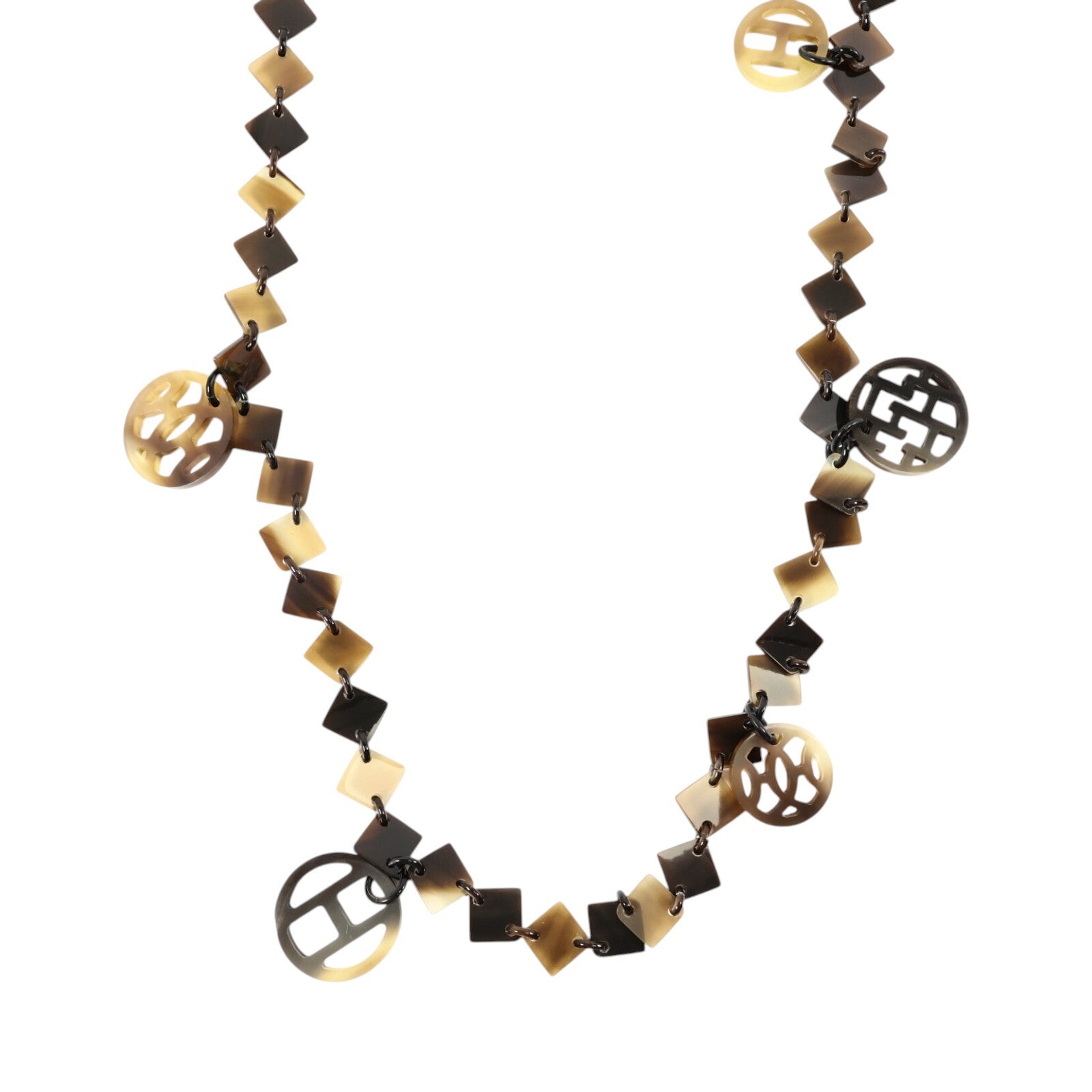 HERMES 水牛角Leun Necklace項鏈