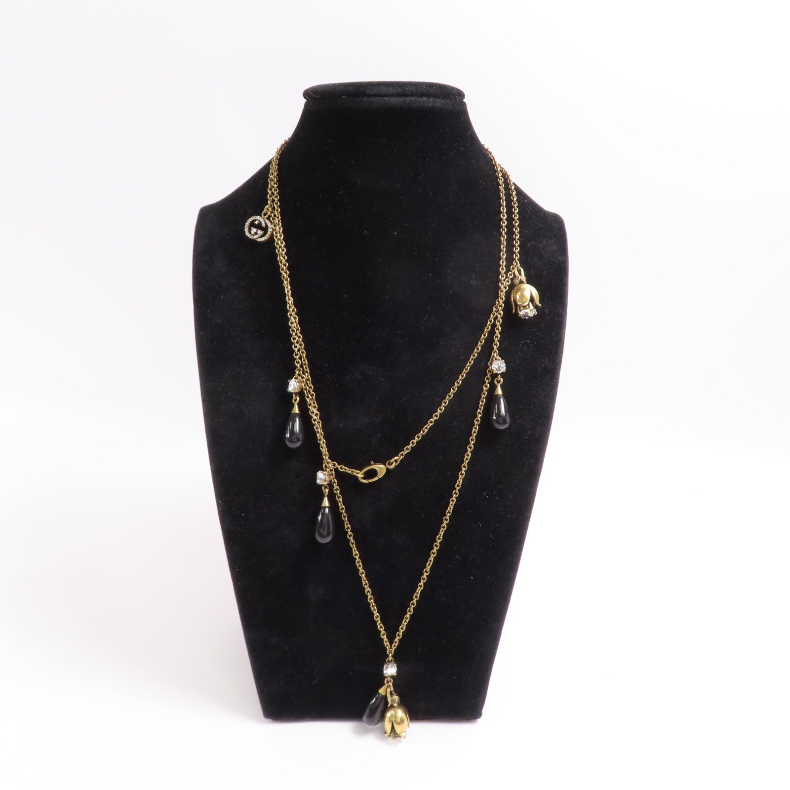 GUCCI 金屬Flower Necklace項鍊