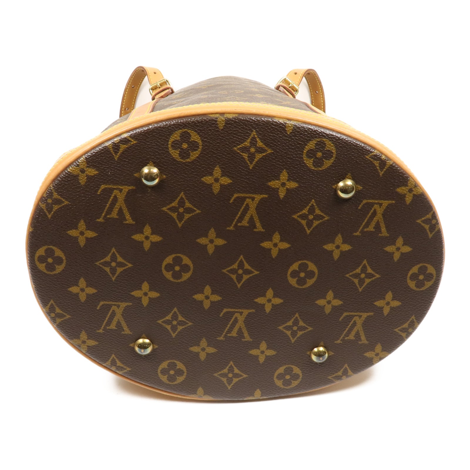 LOUIS VUITTON Monogram Bucket GM金扣肩背袋