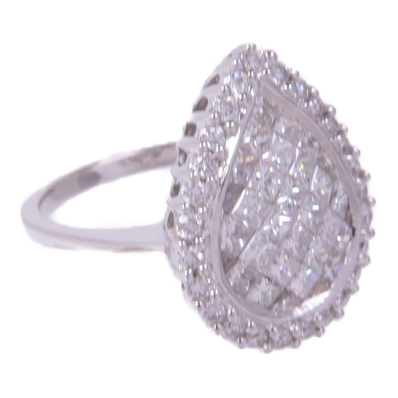 JEWELRY 【激減優惠】18K白金Diamond Ring鑽石戒指US#6.5