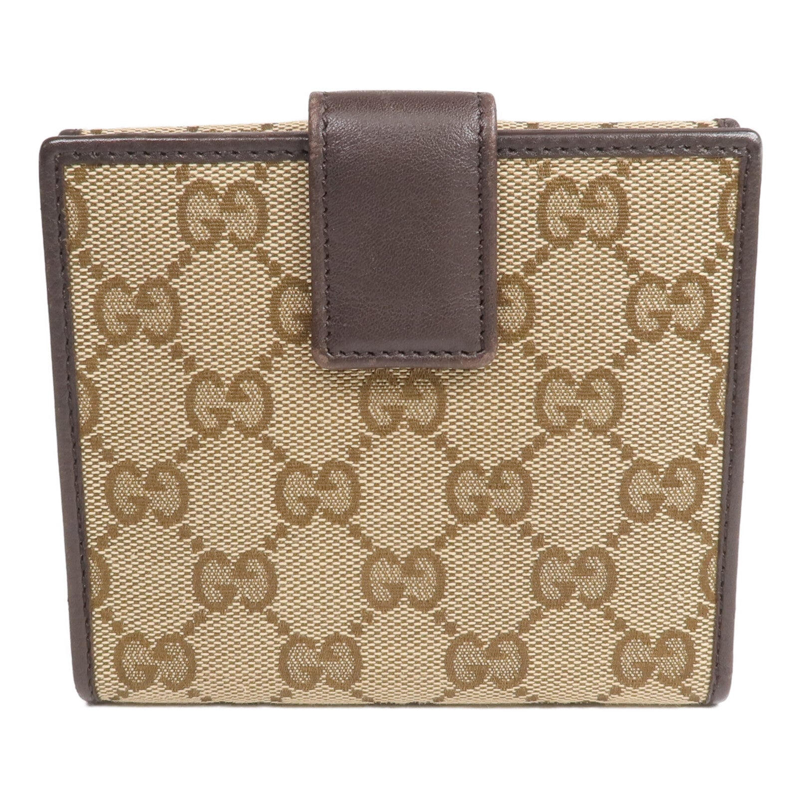 GUCCI 帆布Wallet金扣錢包