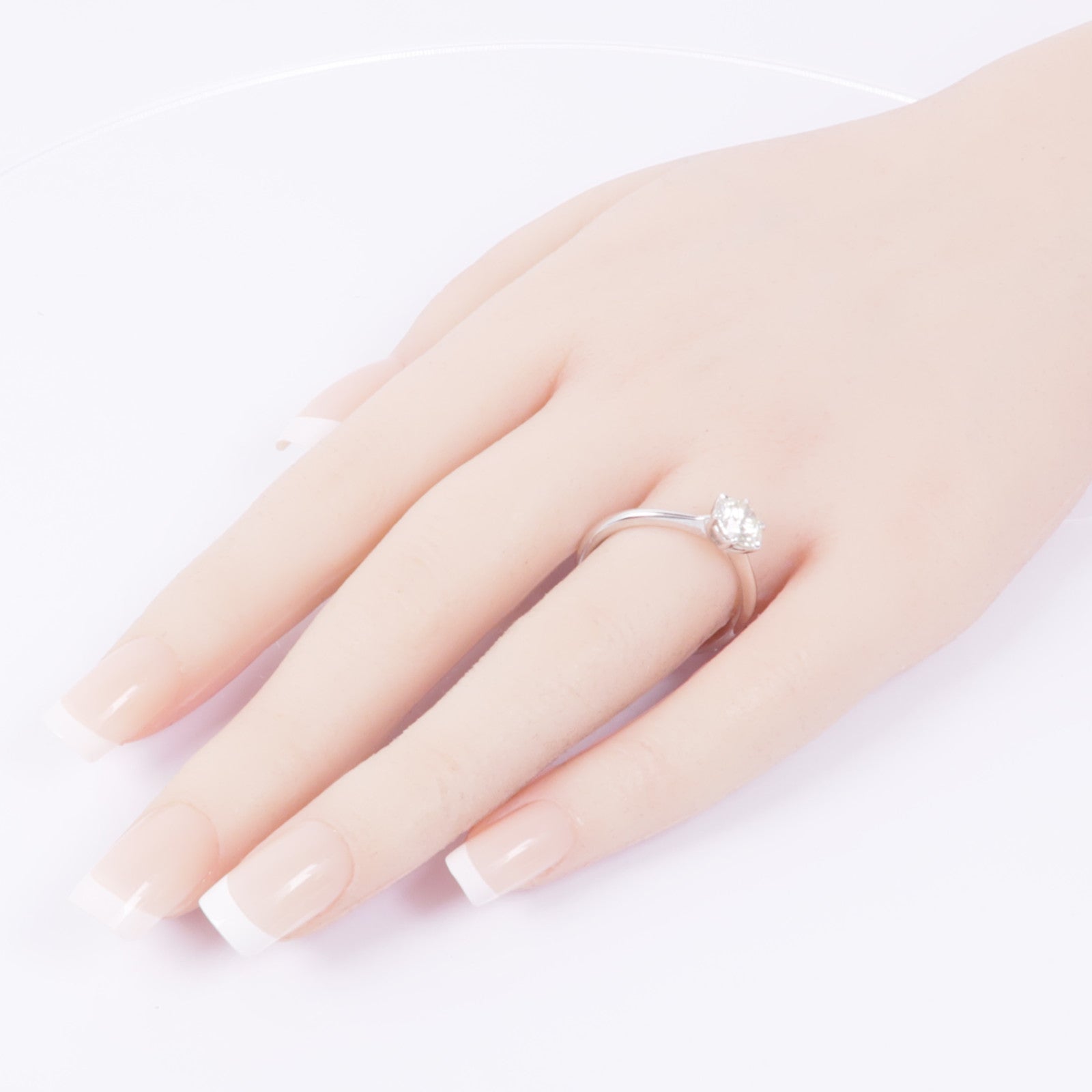 JEWELRY 【激減優惠】18K白金Diamond Ring鑽石戒指US#9.75