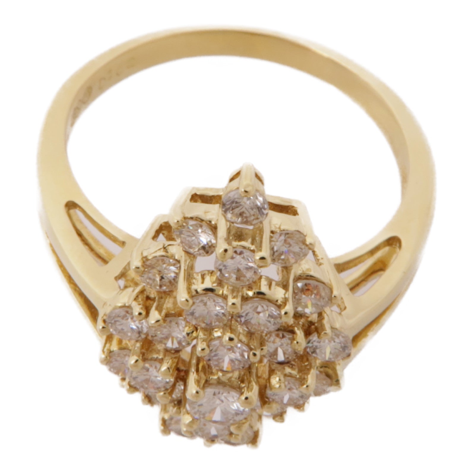 JEWELRY 18K黃金Diamond Ring鑽石戒指US#6.5