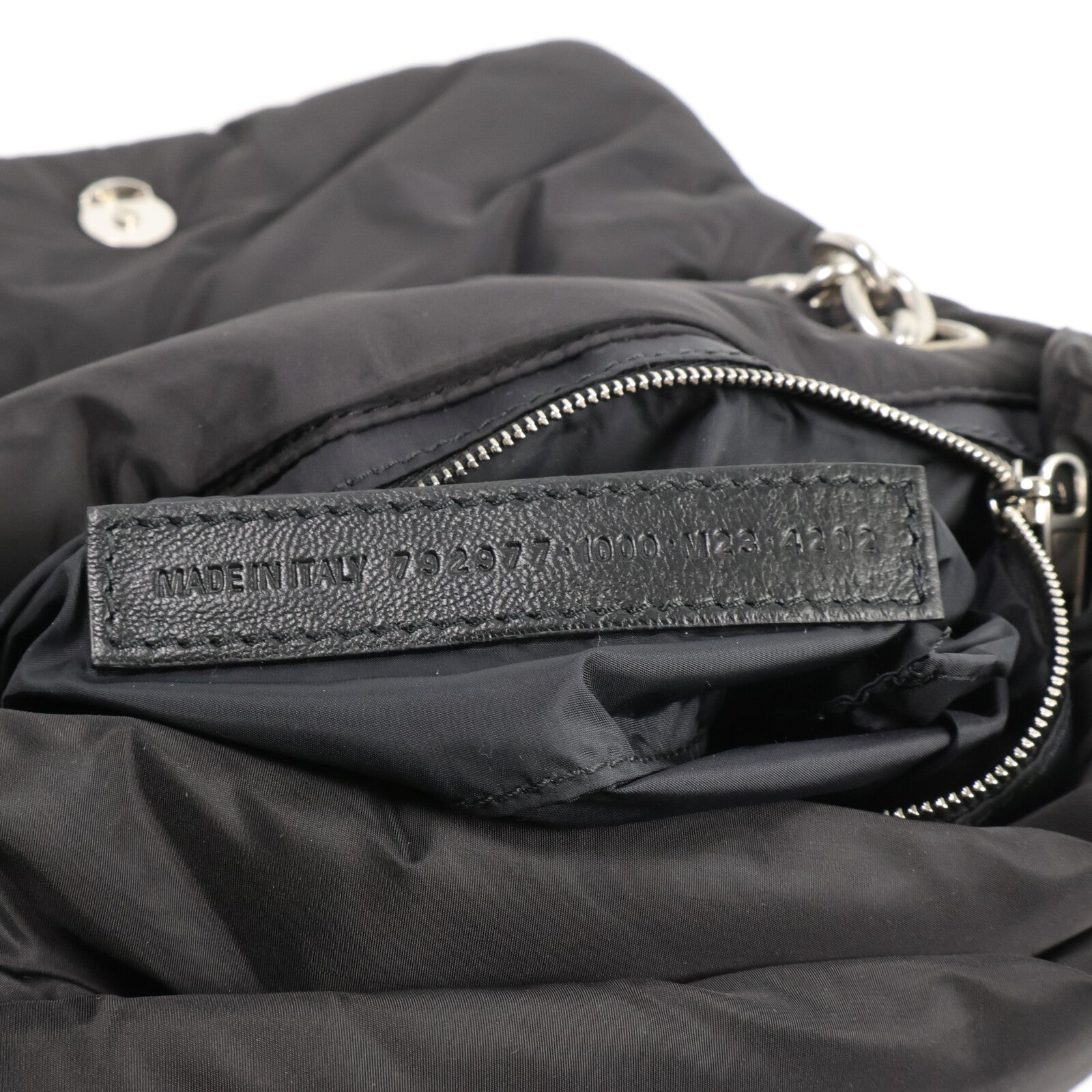 BALENCIAGA 尼龍Monaco Mini Chain Shoulder鏈帶肩背袋