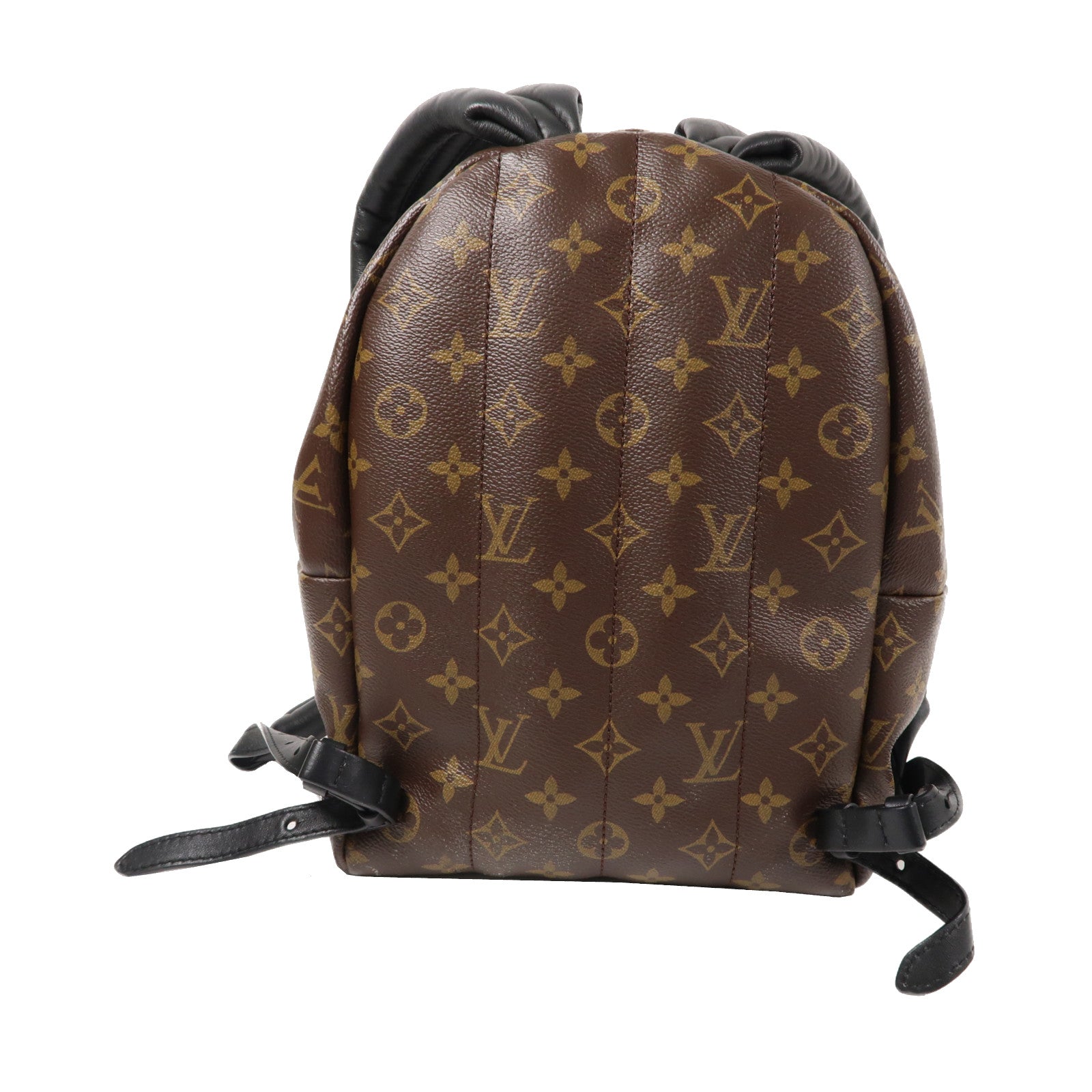 LOUIS VUITTON Monogram Palm Springs PM金扣背包啡色