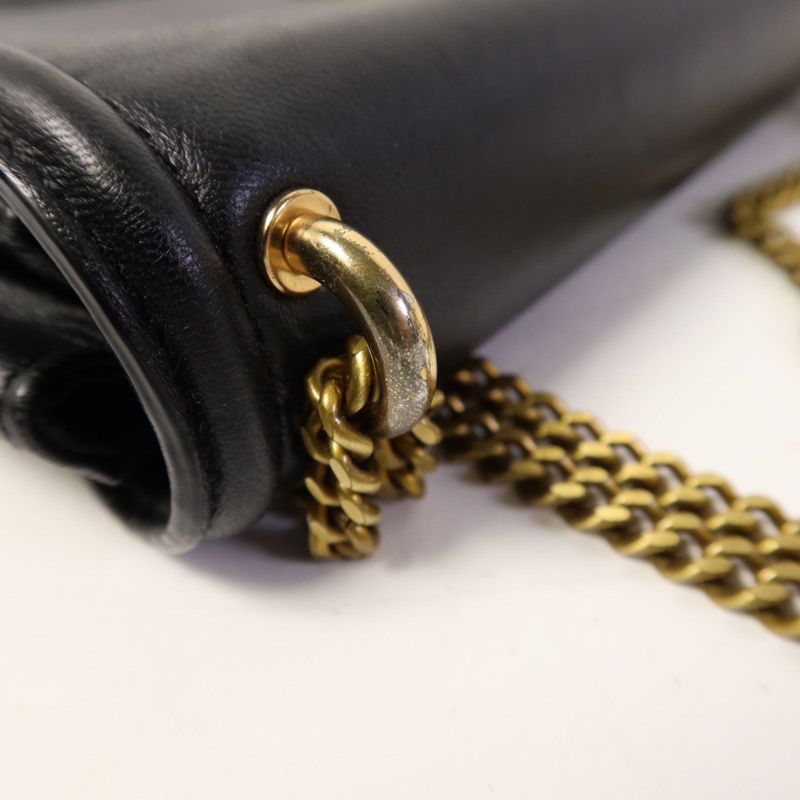 SEE BY CHLOE 【激減優惠】牛皮皮革Chain Shoulder Bag金扣鏈帶肩背袋
