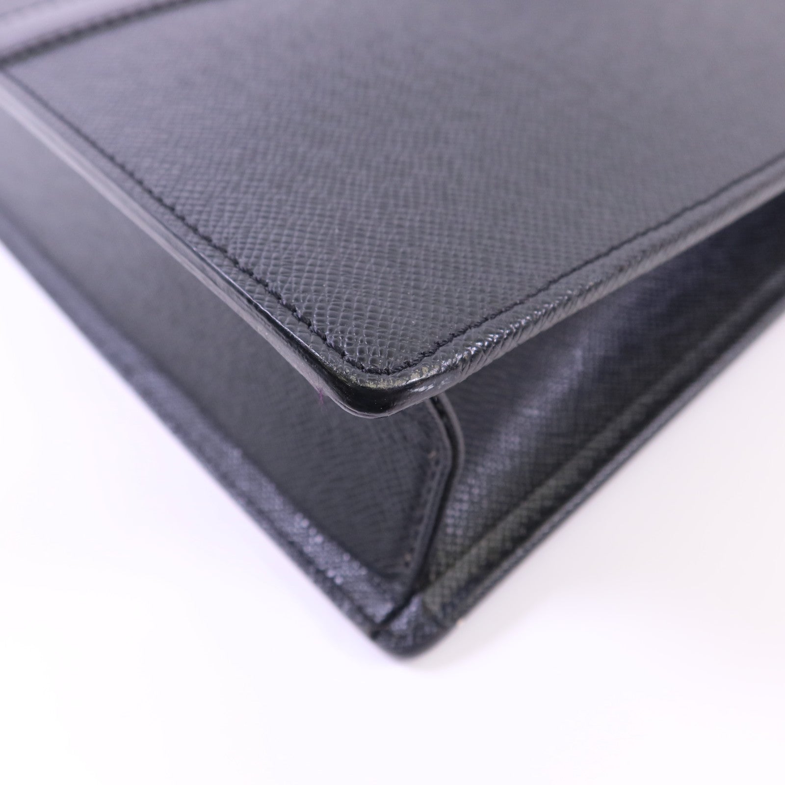 LOUIS VUITTON Taiga Porte-Documents銀扣公事包