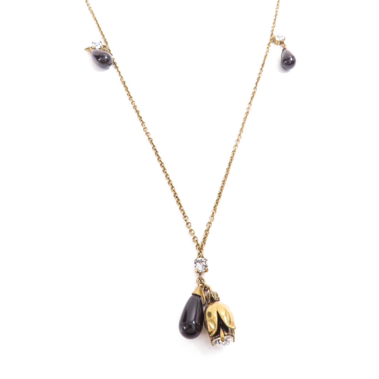 GUCCI 金屬Flower Necklace項鍊