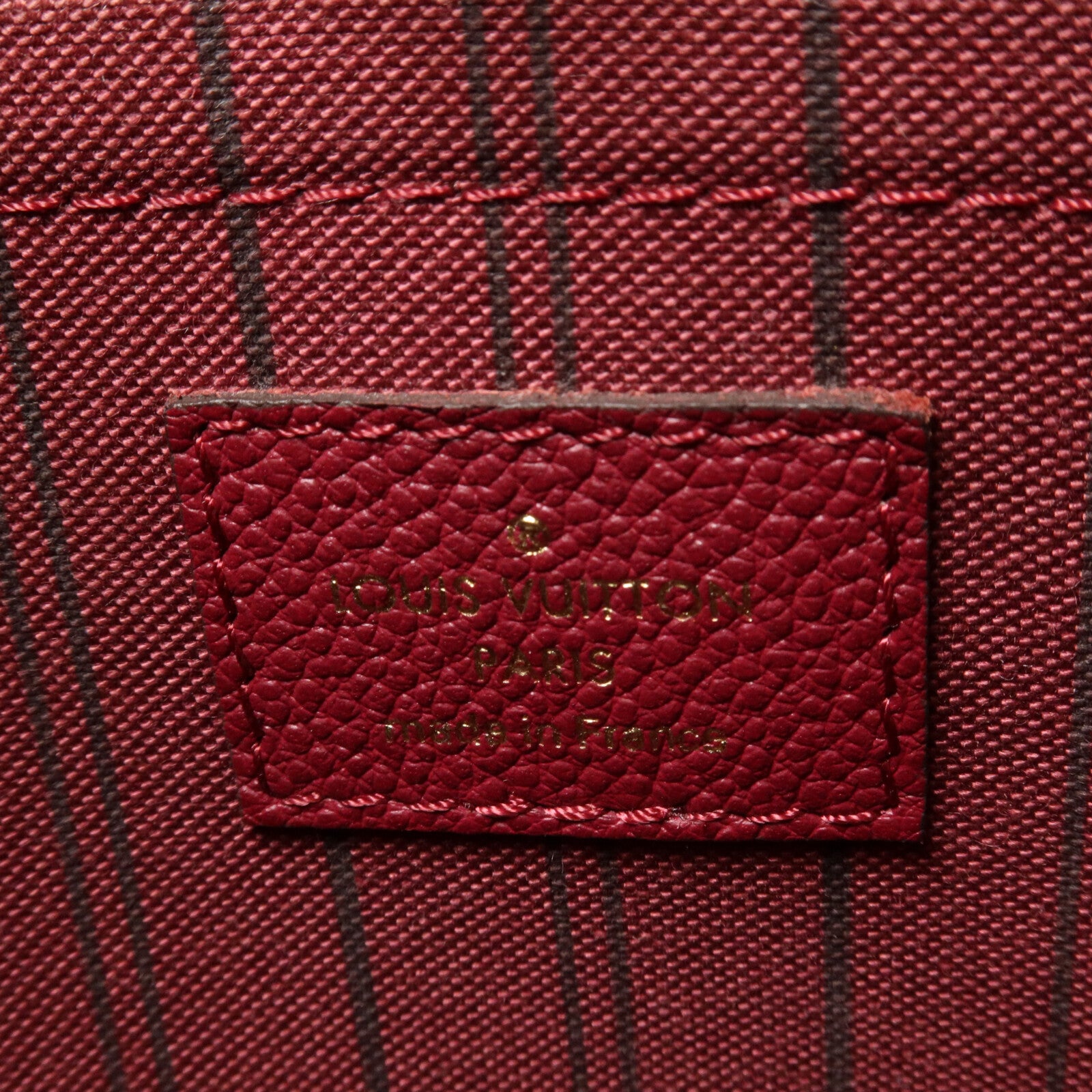 LOUIS VUITTON Monogram Empreinte Montaigne MM手挽肩背兩用袋