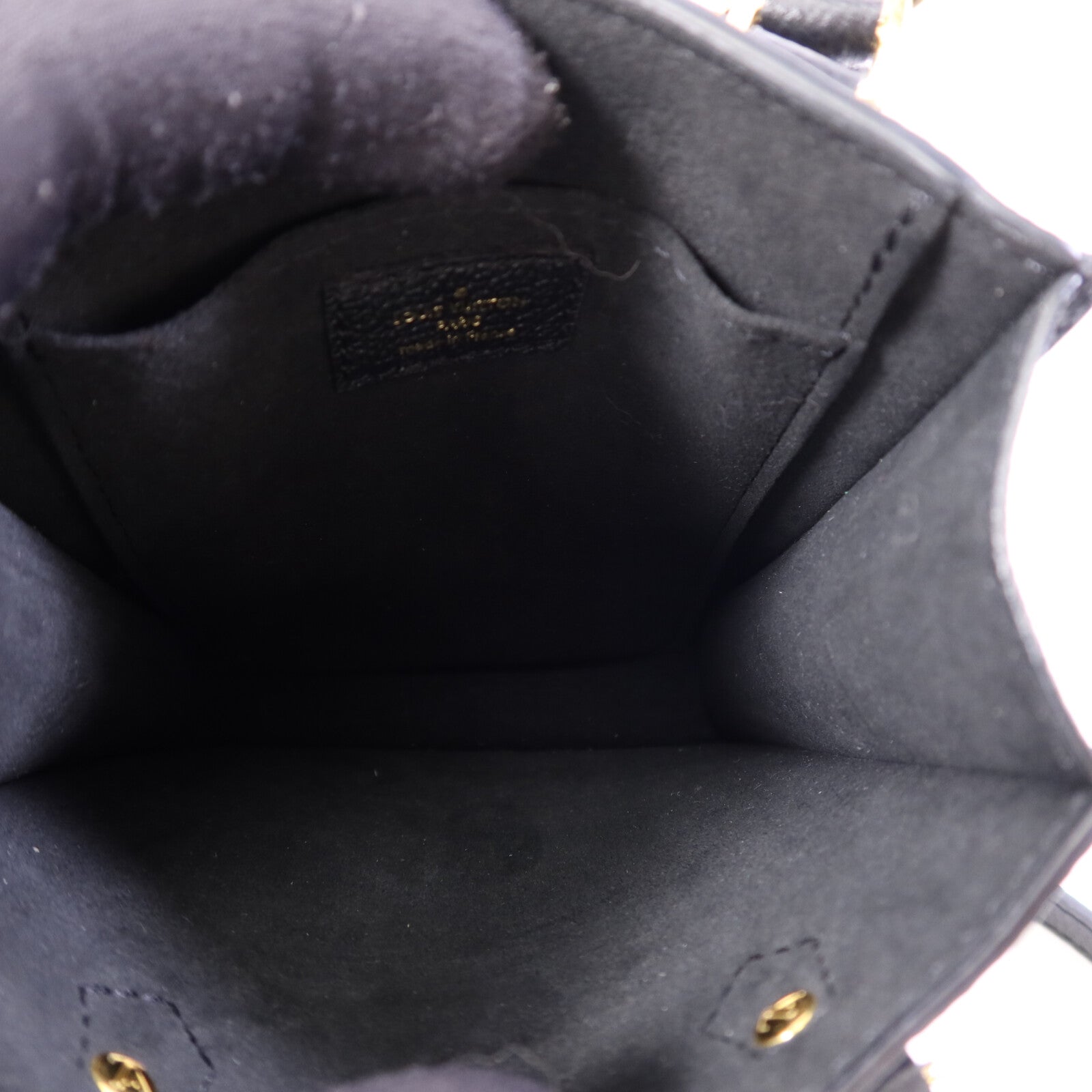 LOUIS VUITTON Monogram Empreinte Petit Sac Plat Bag金扣手挽肩背兩用袋