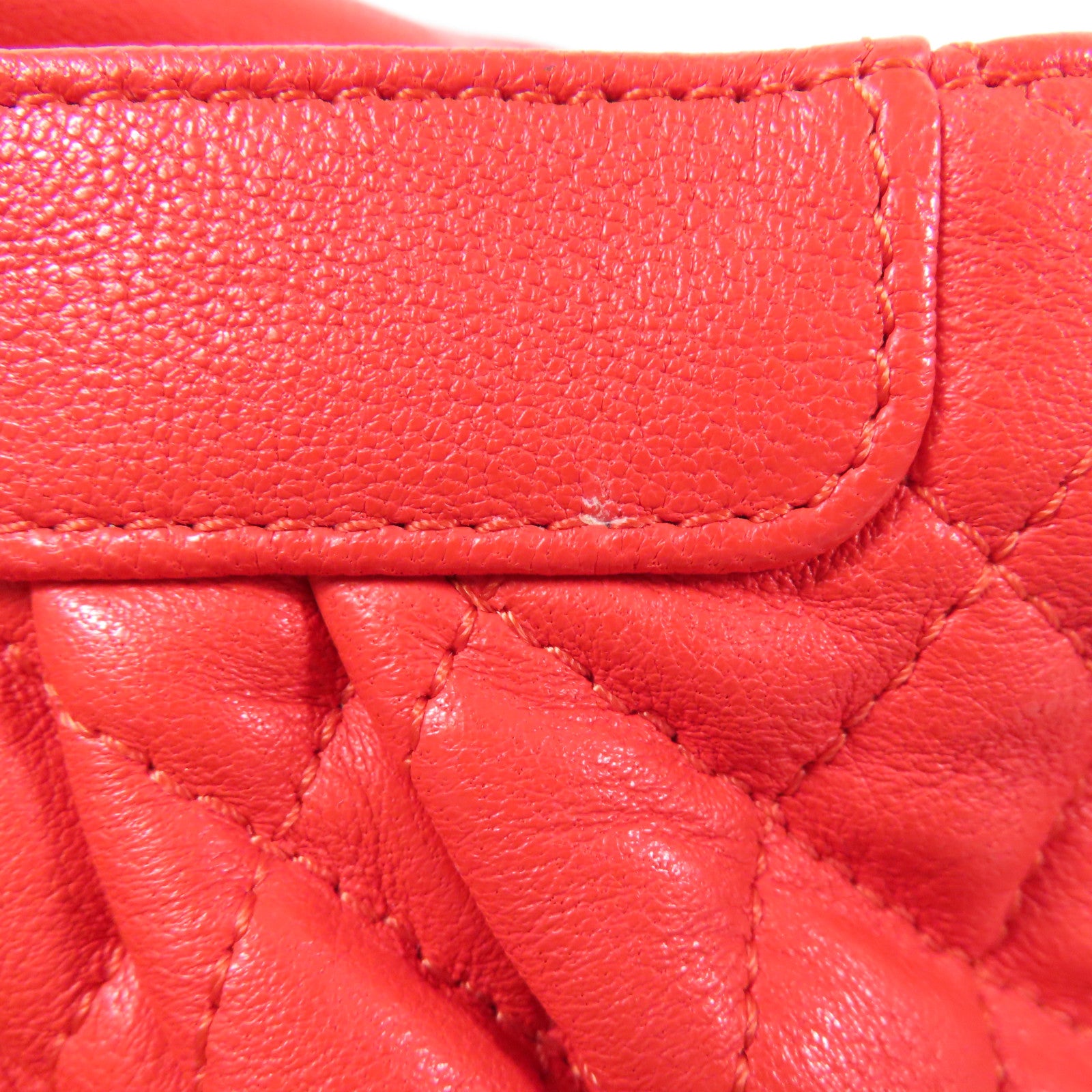 CHANEL 牛皮皮革Shoulder Bag銀扣鏈帶肩背袋