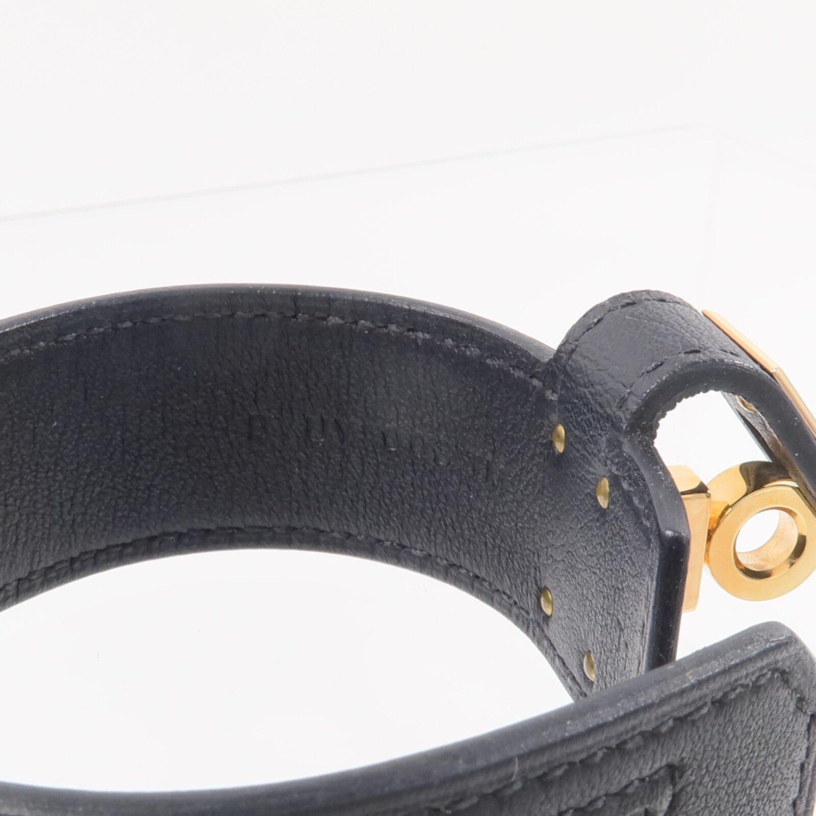 HERMES 【激減優惠】Swift皮革Kelly Twist Bracelet手帶Noir
