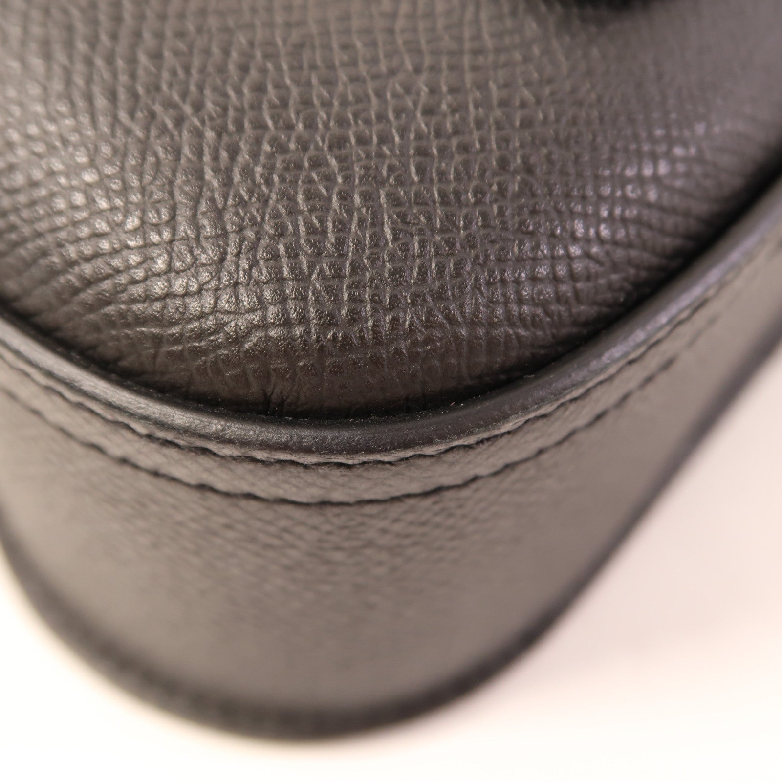 HERMES Epsom皮革Della Cavalleria Mini金扣肩背袋Noir