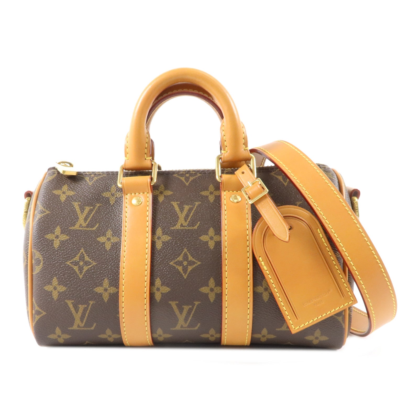 LOUIS VUITTON Monogram Archive Keepall Bandouliere 25手挽肩背兩用袋