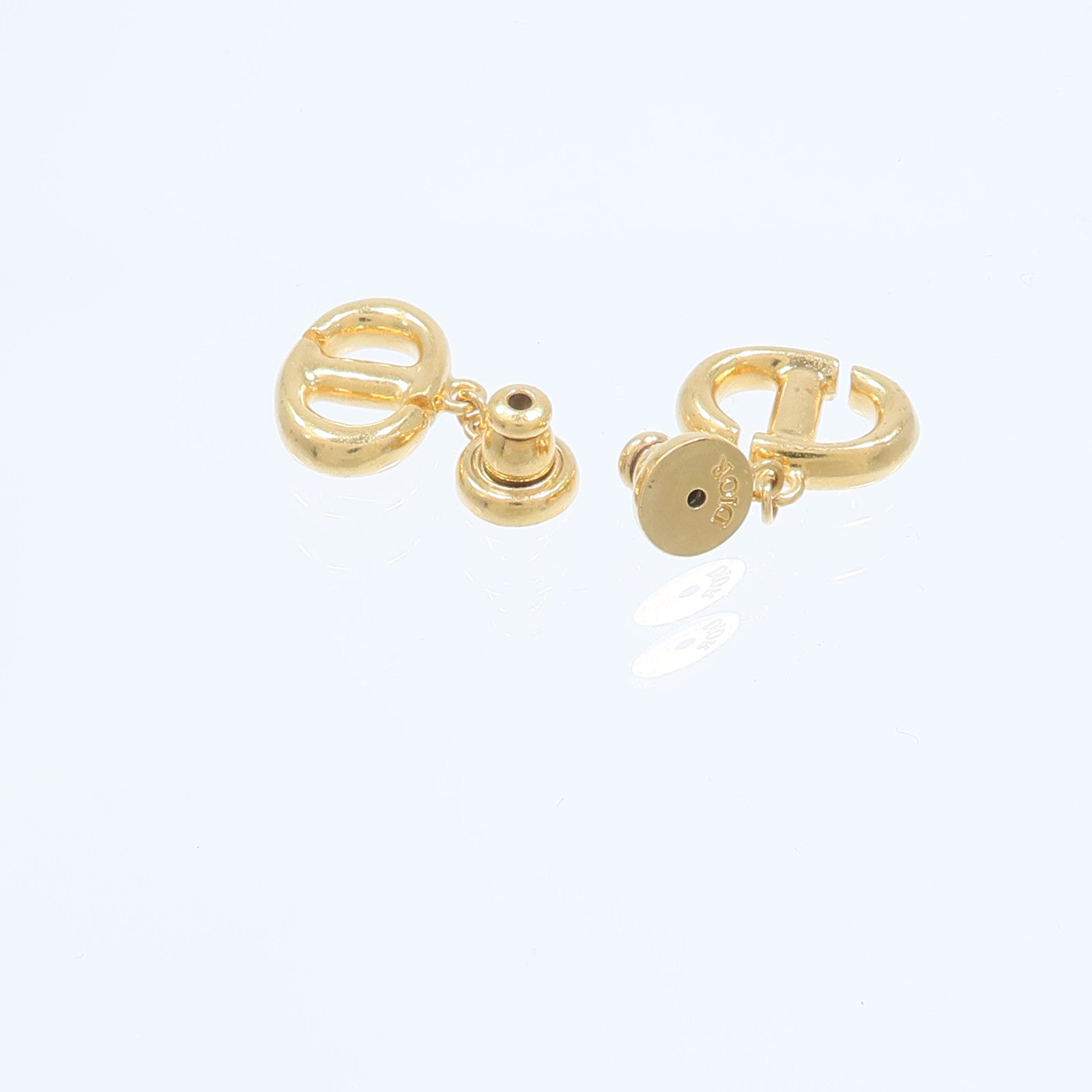 Dior 金屬CD Navy Earrings耳環