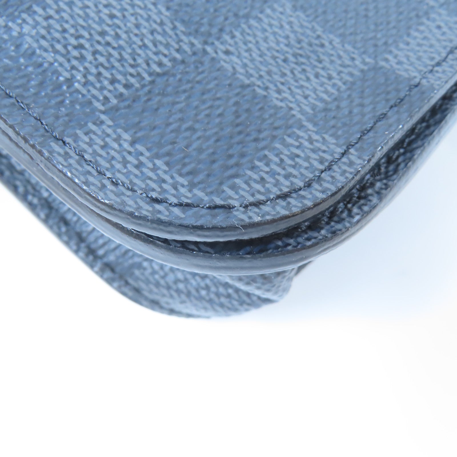 LOUIS VUITTON Damier Graphite Waist Bag銀扣腰包黑色/灰色