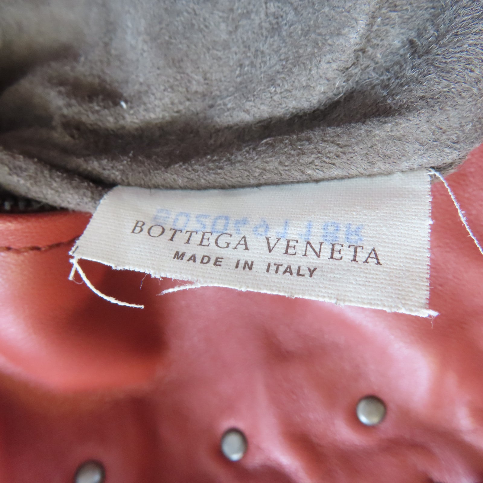 BOTTEGA VENETA 織紋皮革Shoulder Bag肩背袋紅棕色