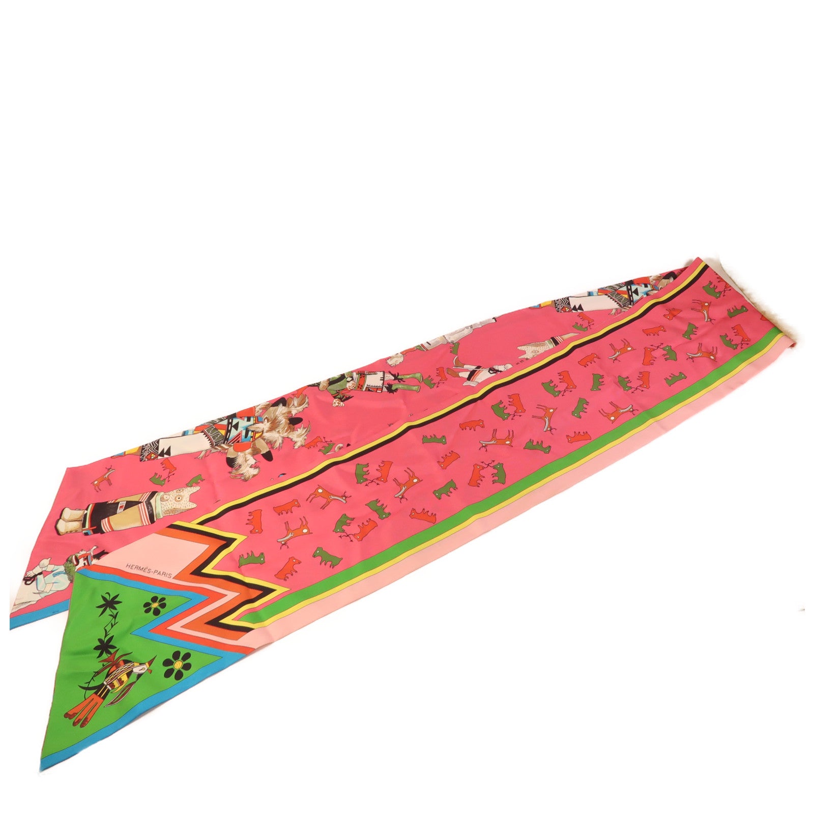 HERMES 絲質Maxi Twilly絲巾