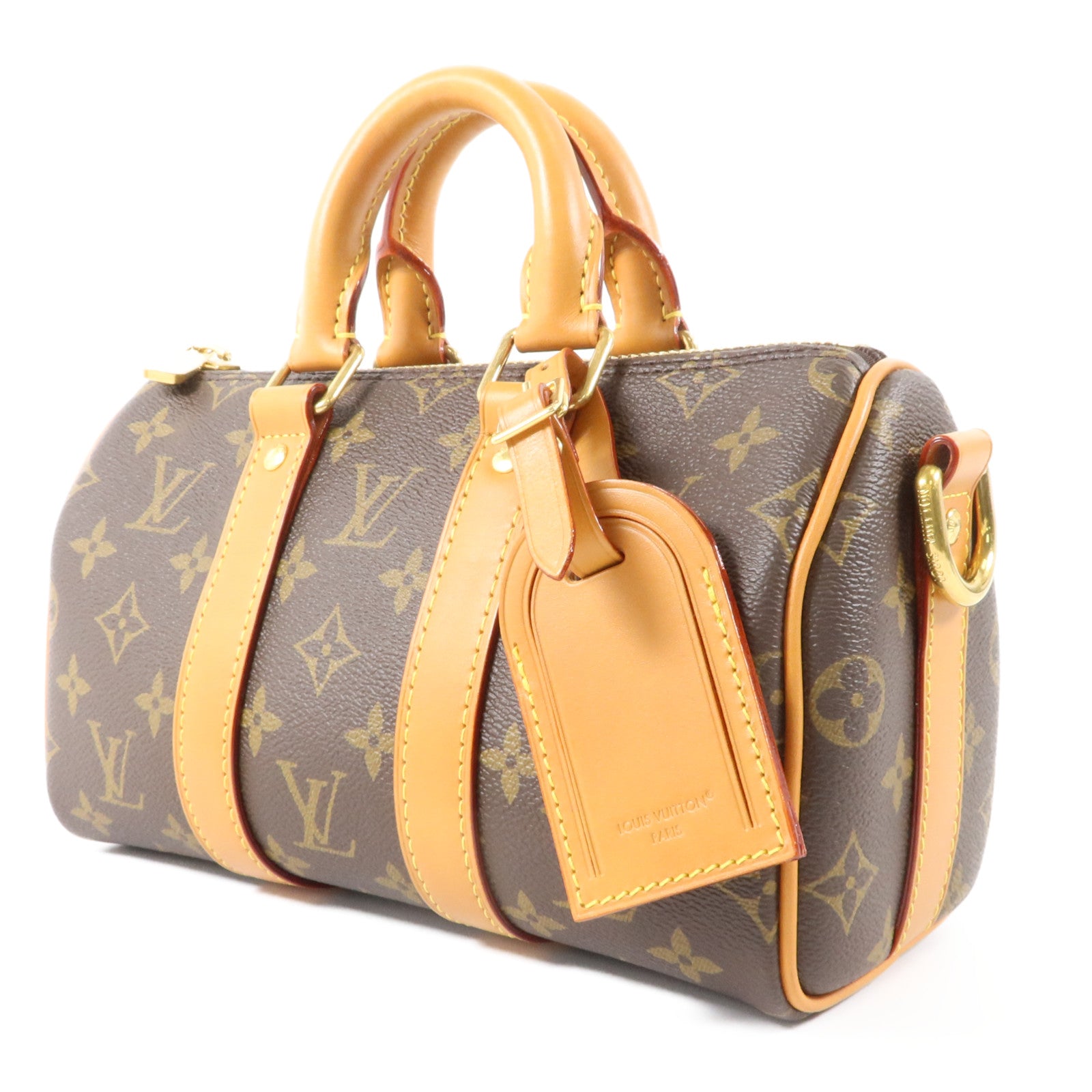 LOUIS VUITTON Monogram Archive Keepall Bandouliere 25手挽肩背兩用袋