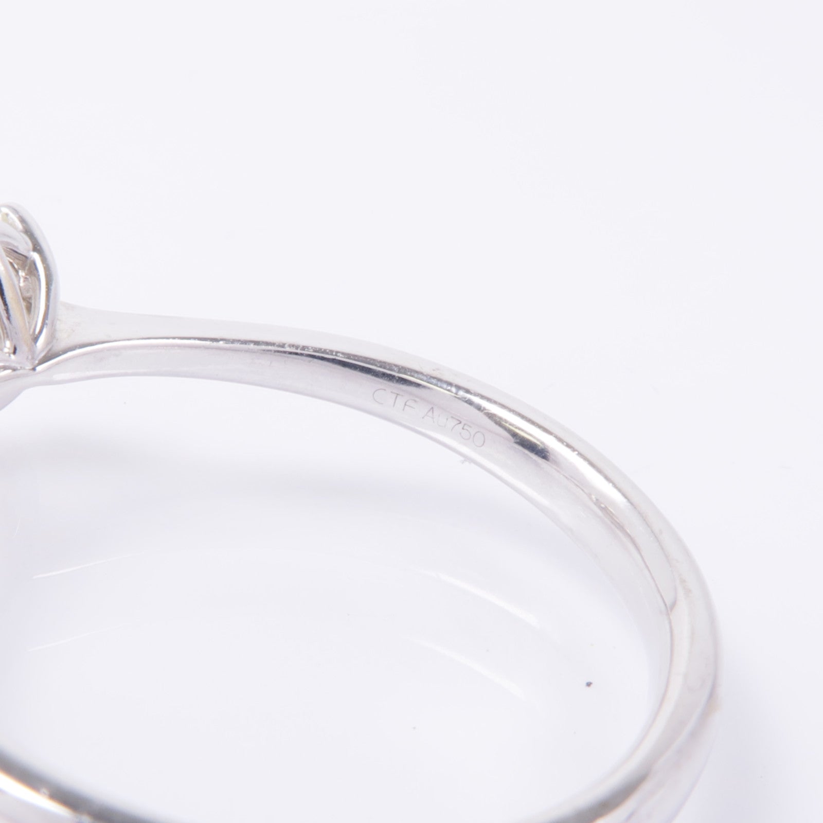 JEWELRY 【激減優惠】18K白金Diamond Ring鑽石戒指US#9.75