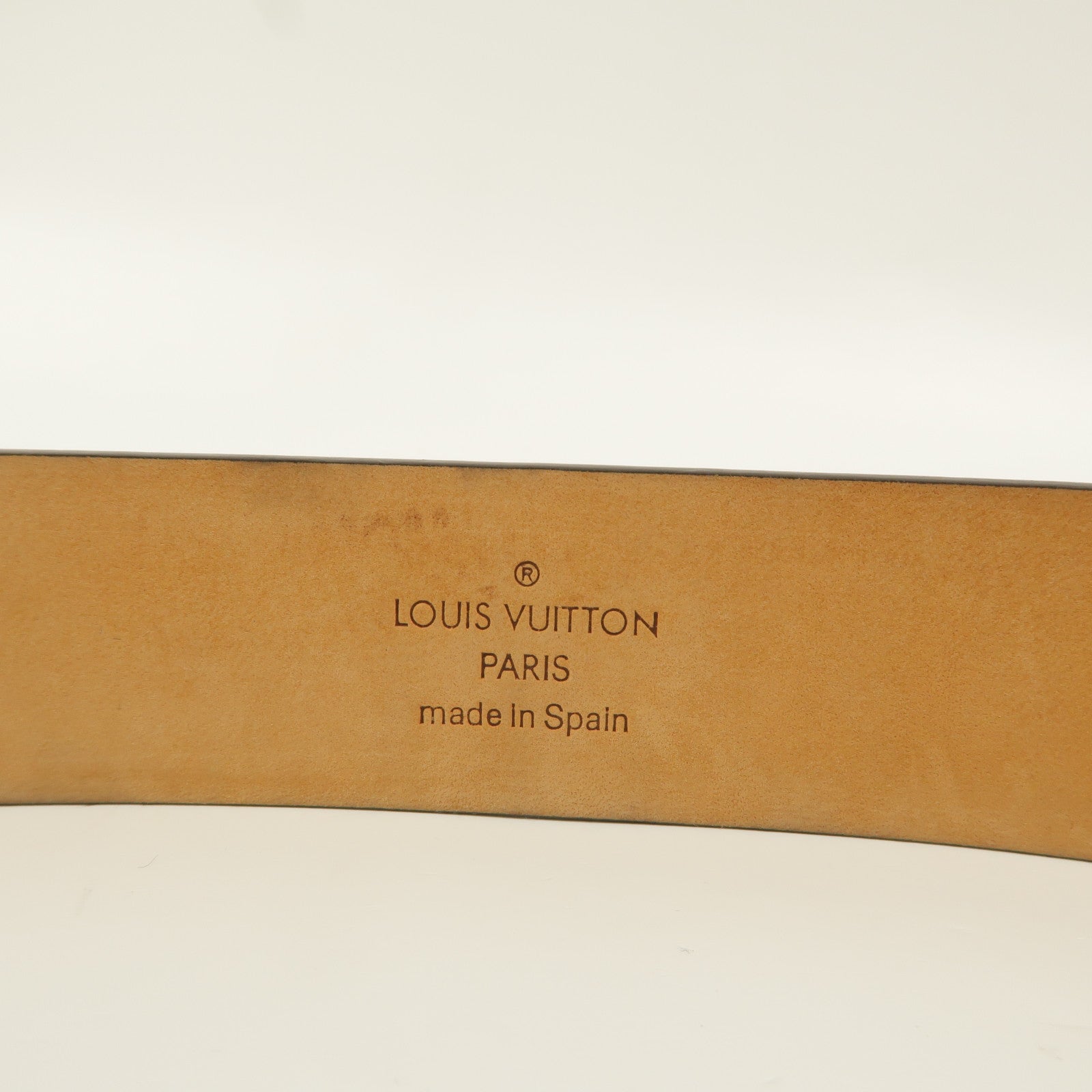 LOUIS VUITTON Monogram Ceinture Carre Belt皮帶
