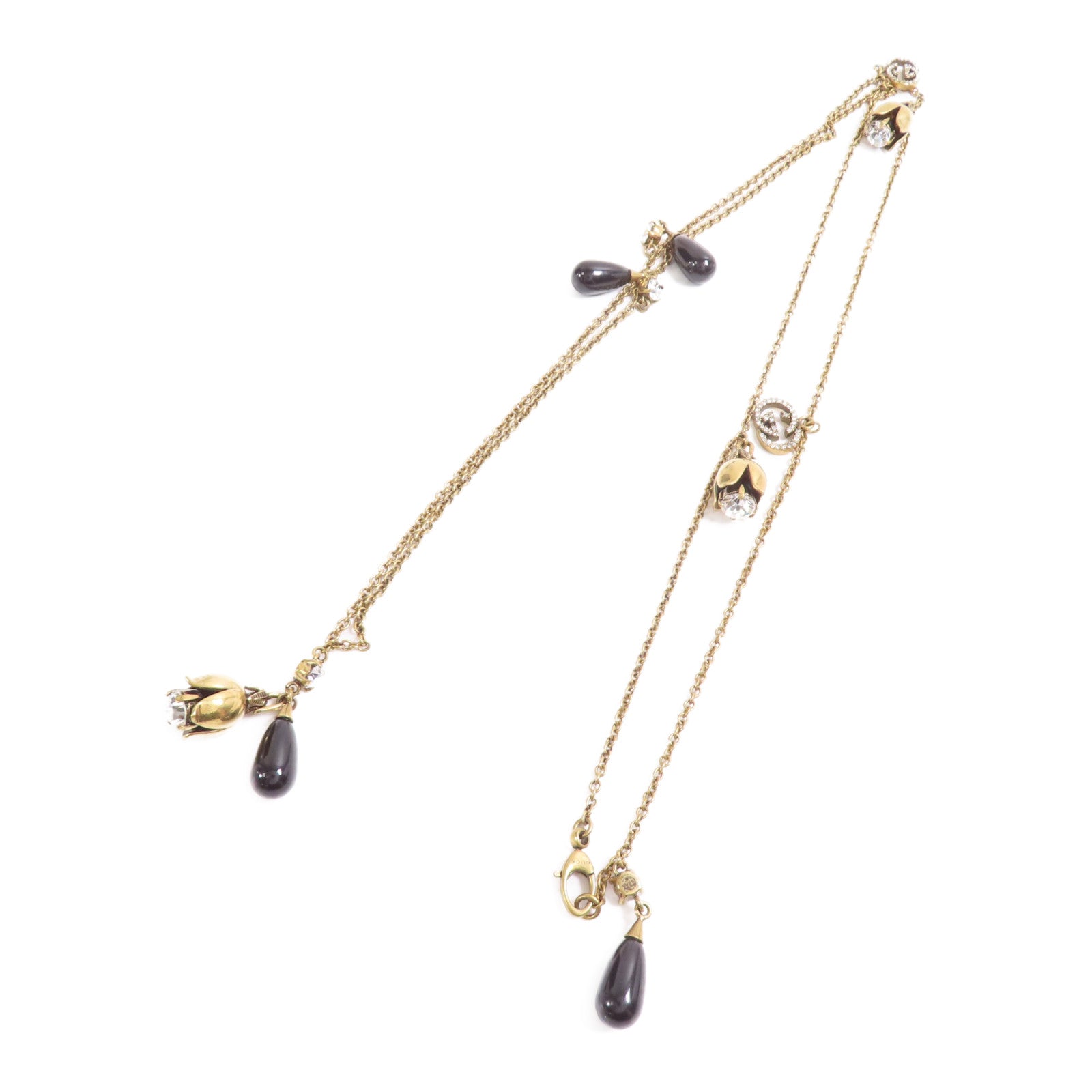 GUCCI 金屬Flower Necklace項鍊