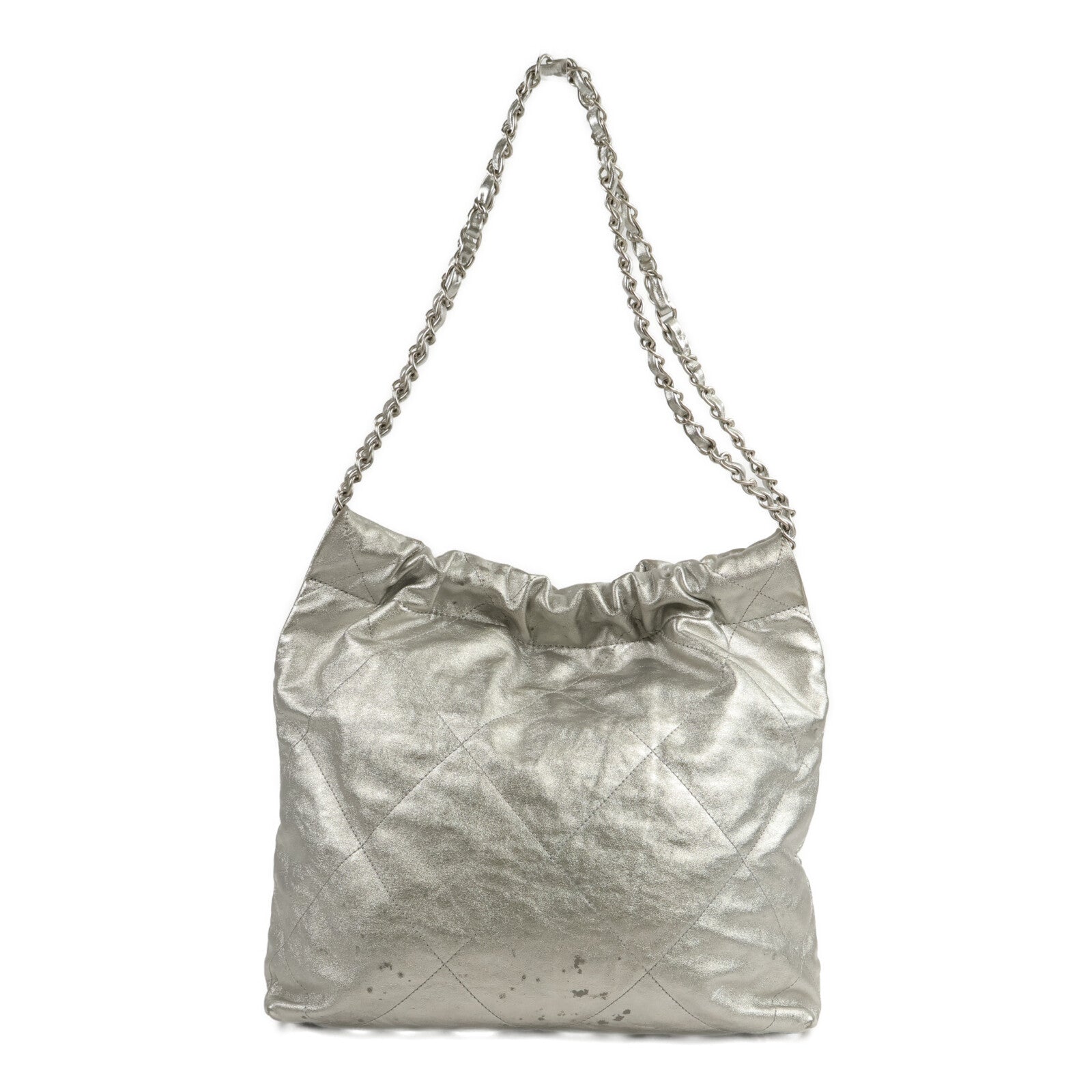 CHANEL 牛皮皮革Chanel 22 Small鏈帶手挽袋